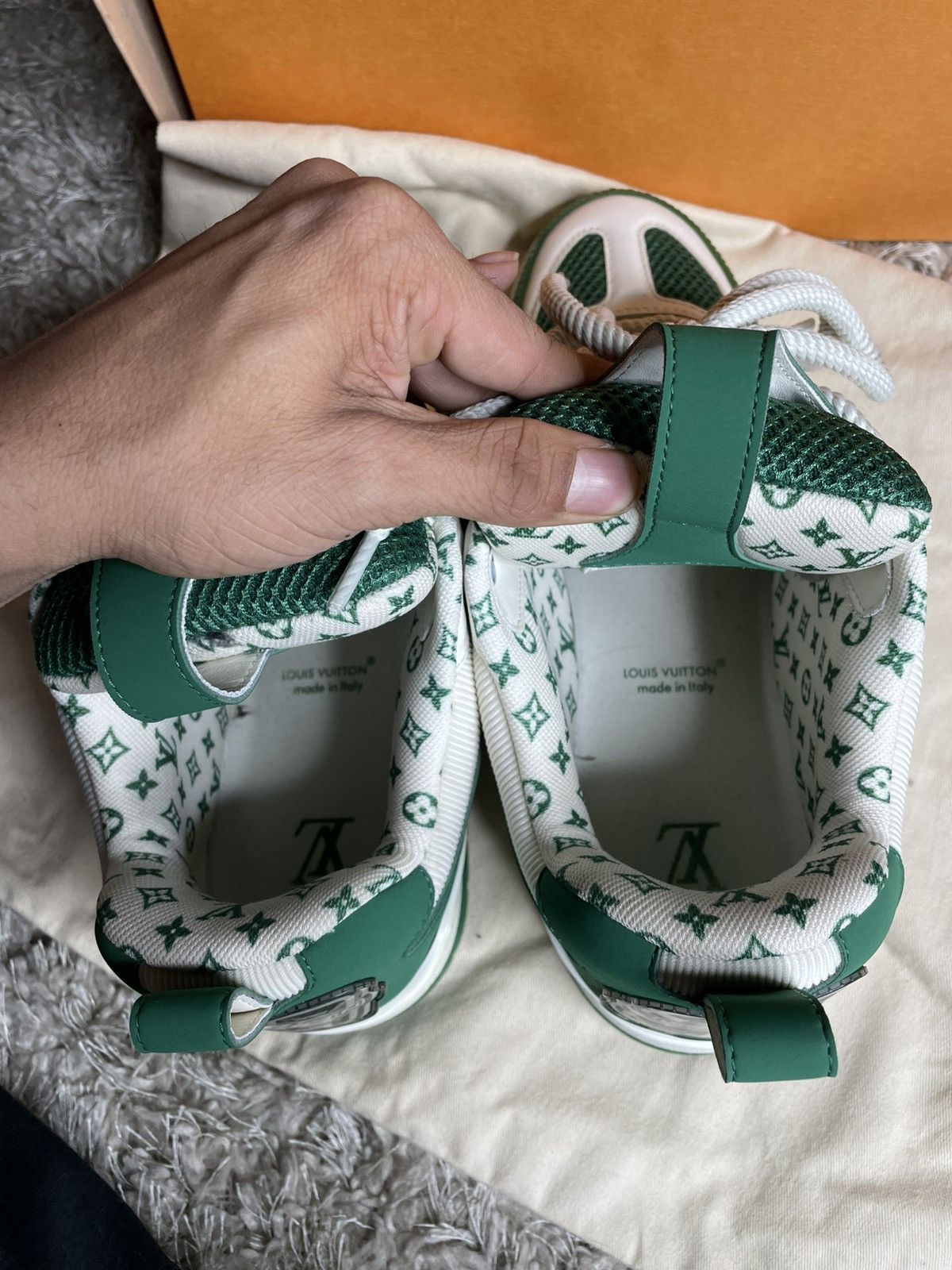 Louis Vuitton Louie Vuitton Skate Sneaker Green Size US 8.5 / EU 41-42 - 7 Thumbnail