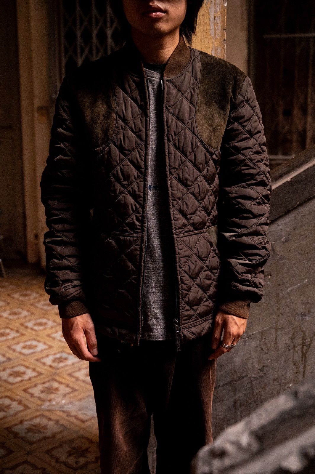 Gucci Gucci Fall 2005 runway suede mixed quilted puffer jacket Size US M / EU 48-50 / 2 - 9 Thumbnail