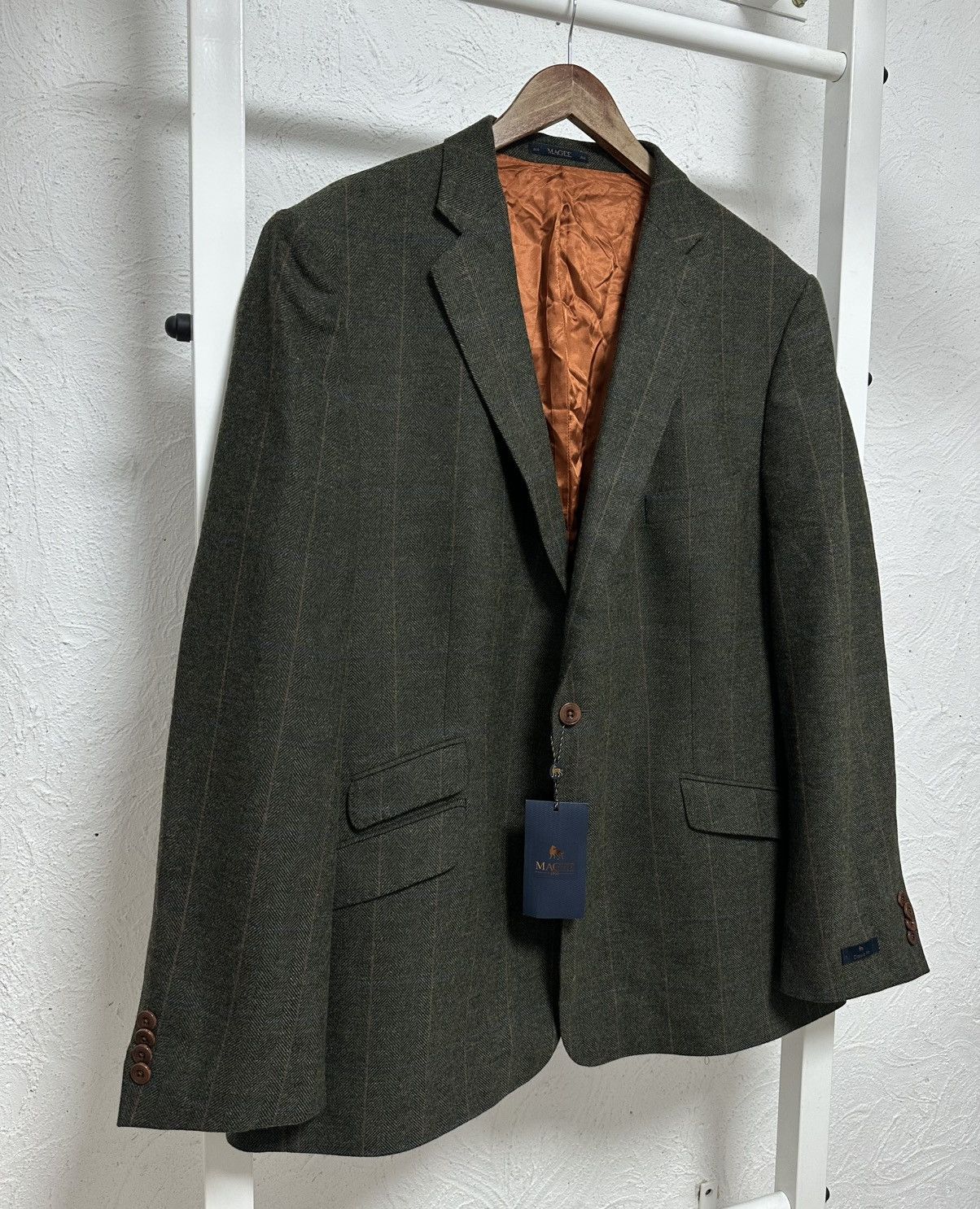 Magee Magee Men’s Classic Wool Blazer Jacket size XXL Size 50R - 3 Thumbnail