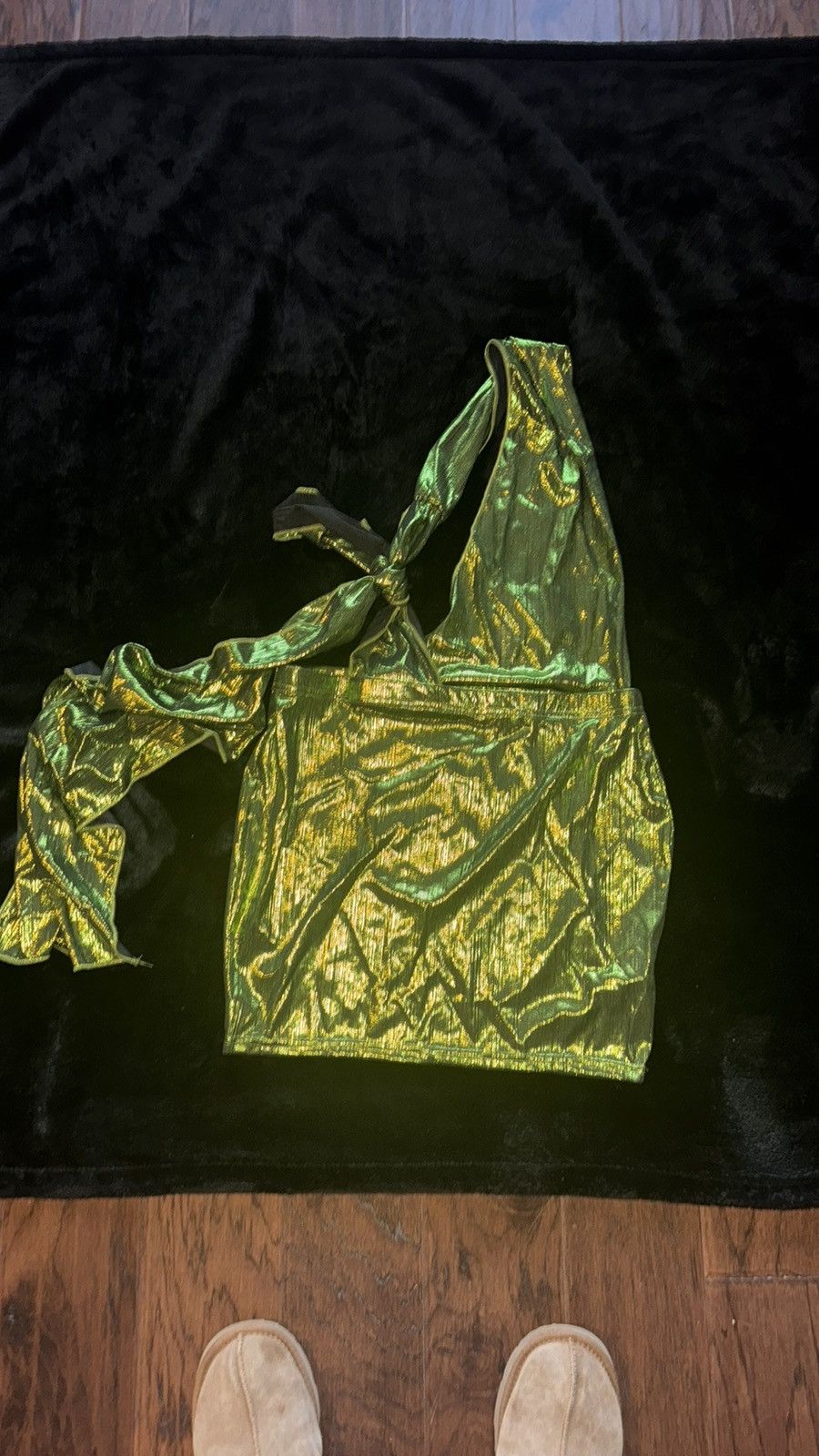 PrettyLittleThing Green Dress Size M / US 6-8 / IT 42-44 - 4 Thumbnail