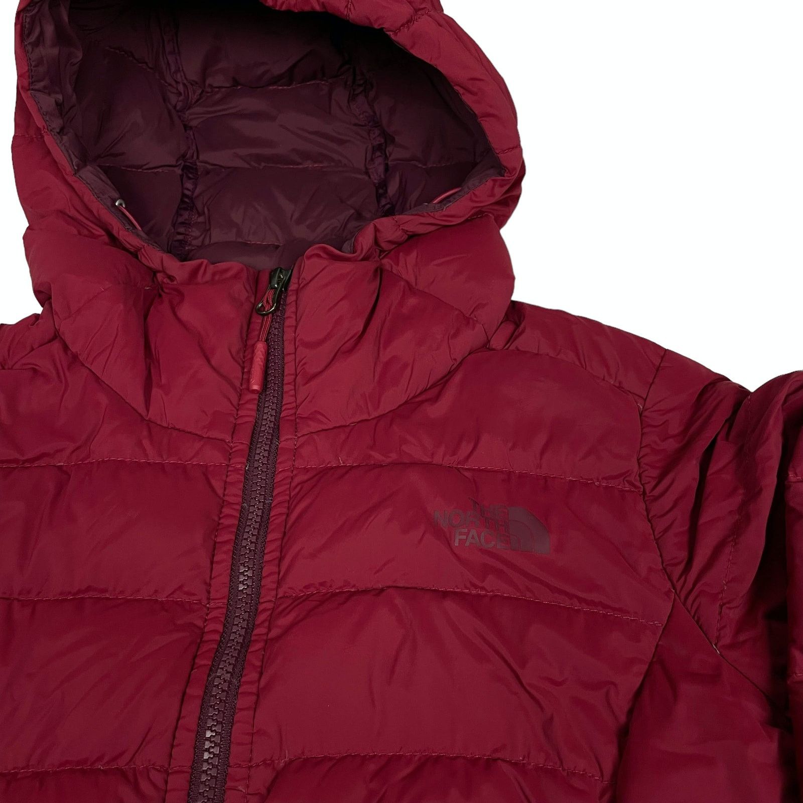 The North Face The North Face Women's Burgundy Full Zip Puffer Jacket Small Size S / US 4 / IT 40 - 3 Thumbnail