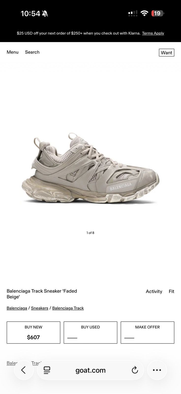 Balenciaga Balenciaga faded gray tracks Size US 9 / EU 42 - 7 Thumbnail