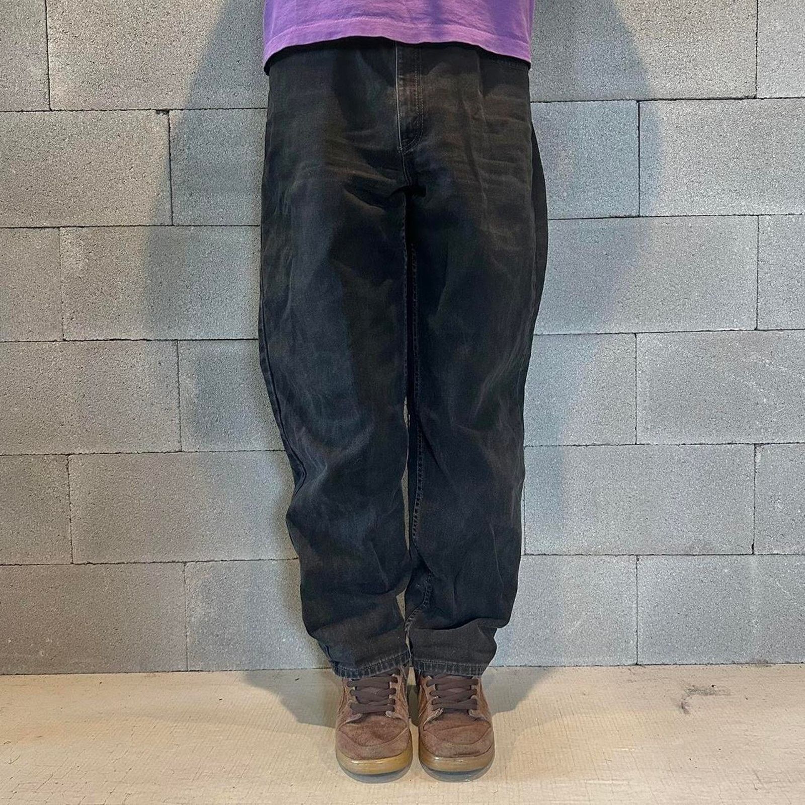 Levi's Vintage 90s levis 550 black jeans Size US 34 / EU 50 - 2 Thumbnail