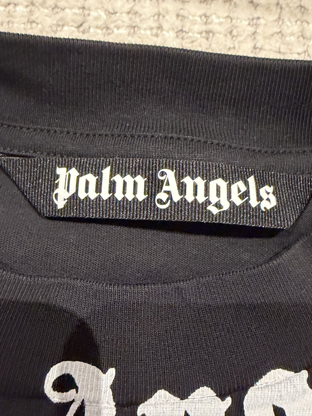 Palm Angels Palm angels neck logo shirt Size US M / EU 48-50 / 2 - 3 Thumbnail