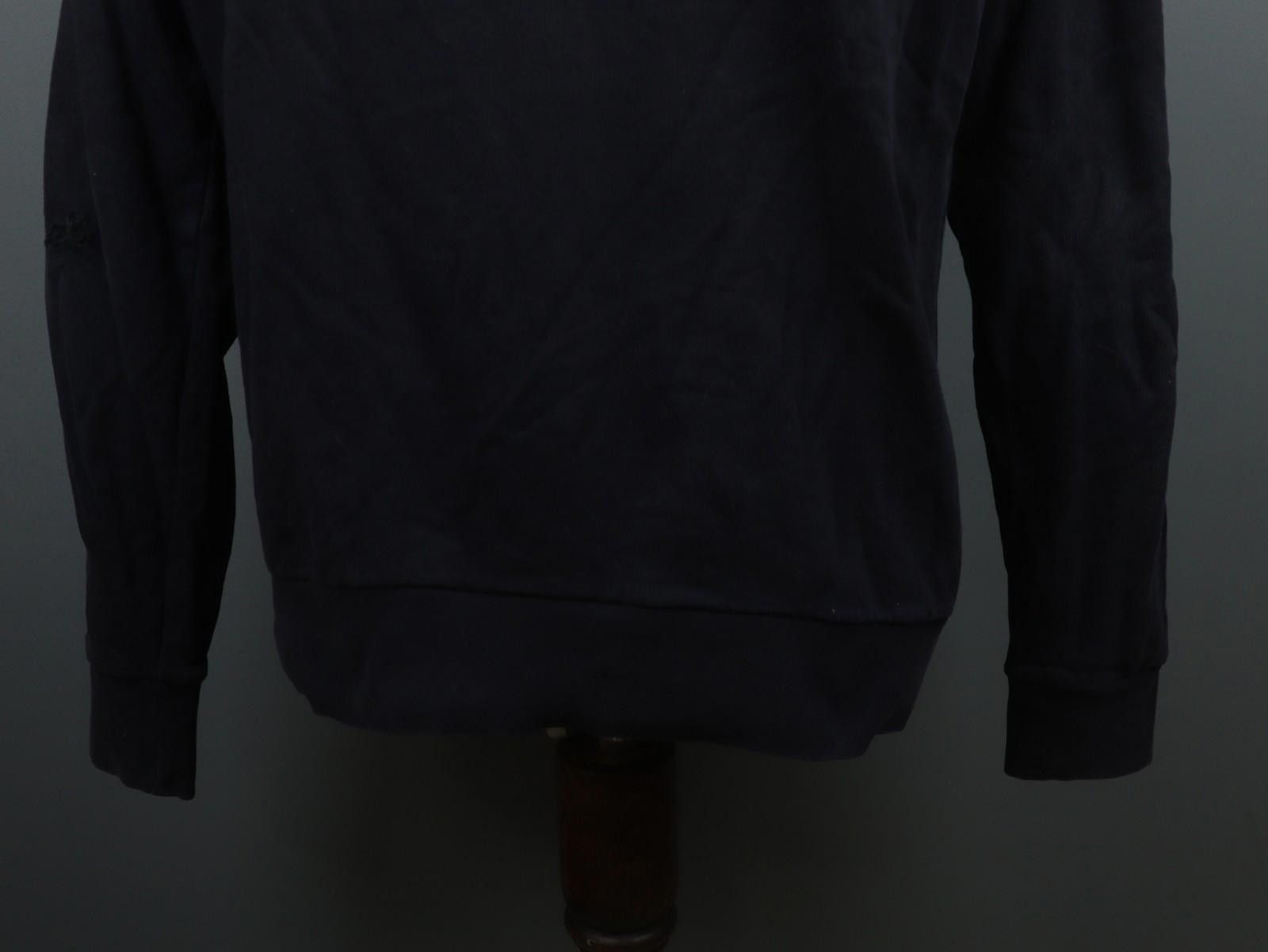 Sandro Sandro Navy Crew Neck Ribbed Pullover Sweatshirt Size XL Size XL / US 12-14 / IT 48-50 - 9 Thumbnail