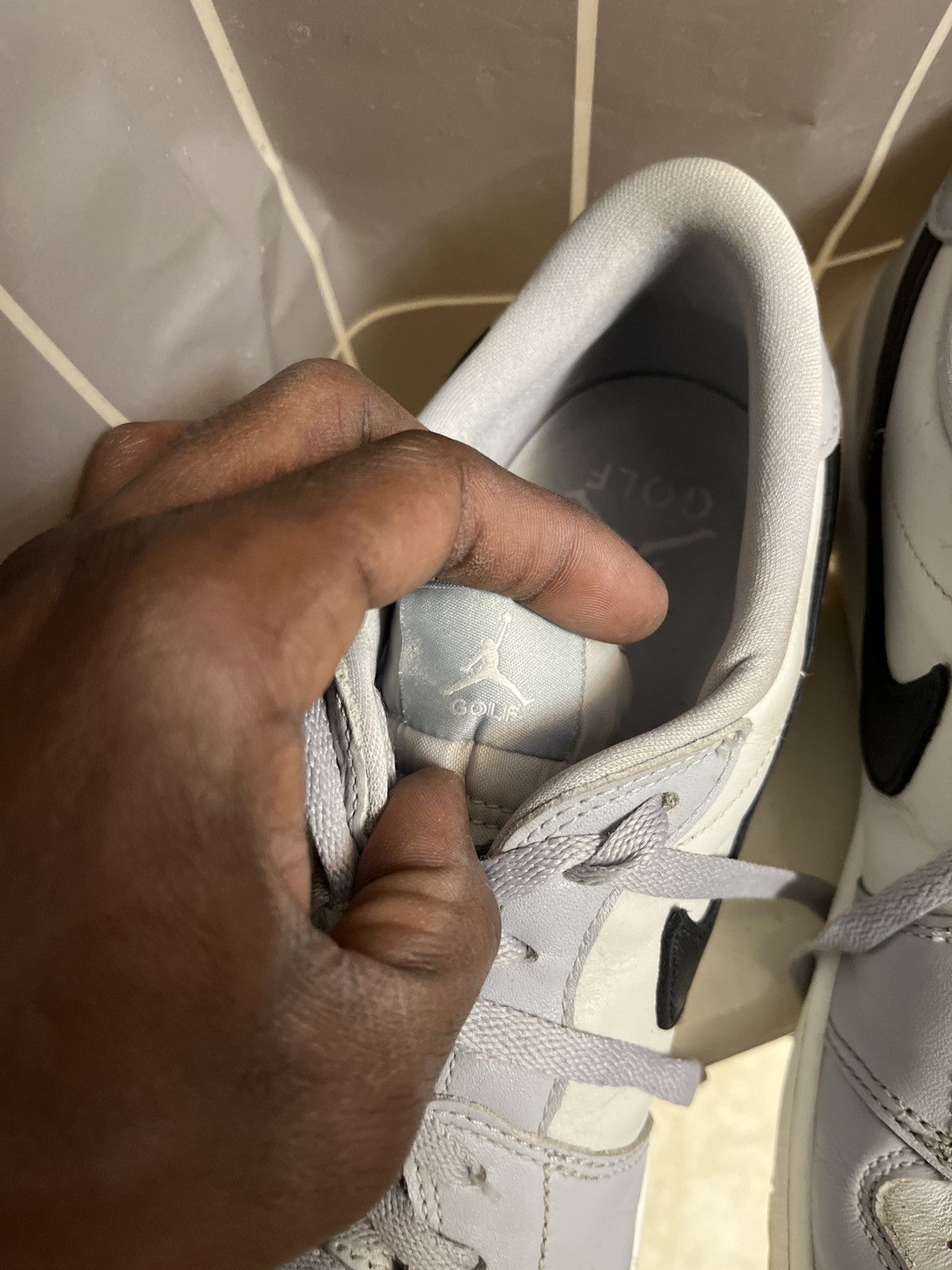 Jordan Brand Jordan 1 low top golf shoe Size US 12 / EU 45 - 7 Thumbnail
