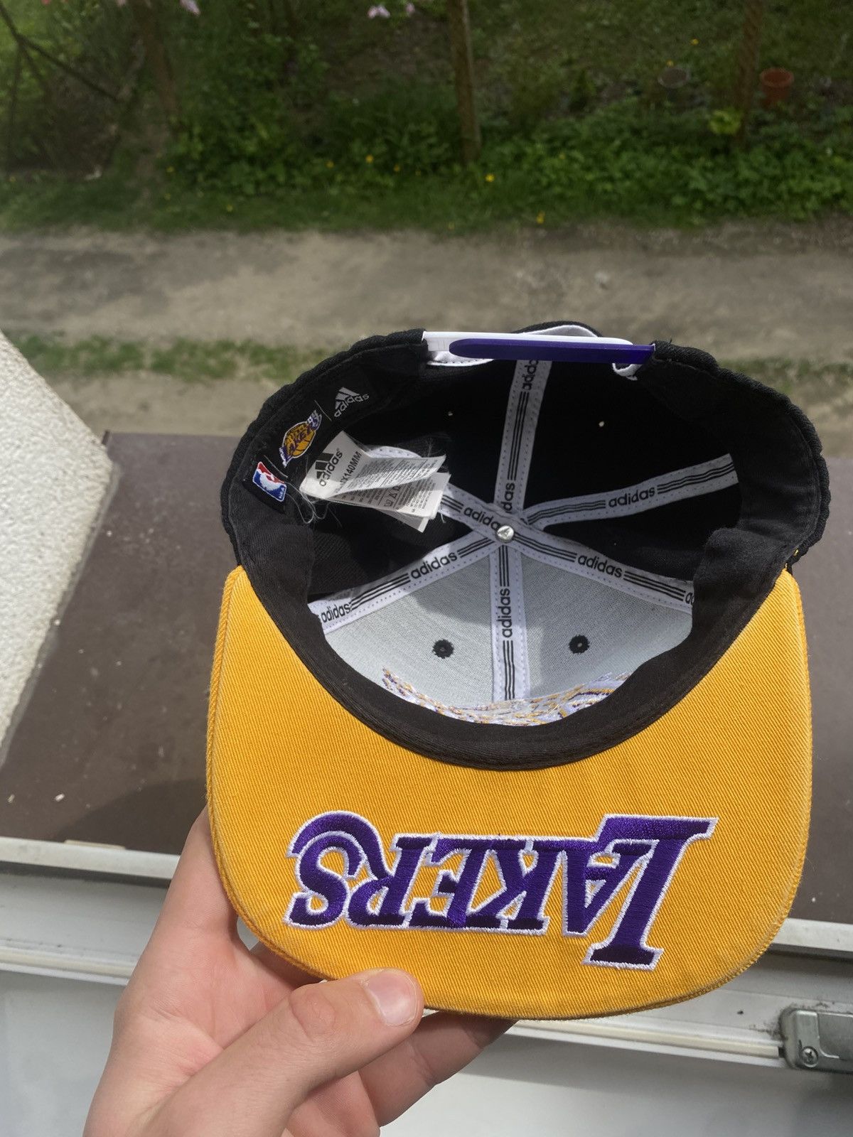 Adidas × NBA × Vintage Vintage Los Angeles Lakers x Adidas Snapback Cap Size ONE SIZE - 4 Thumbnail
