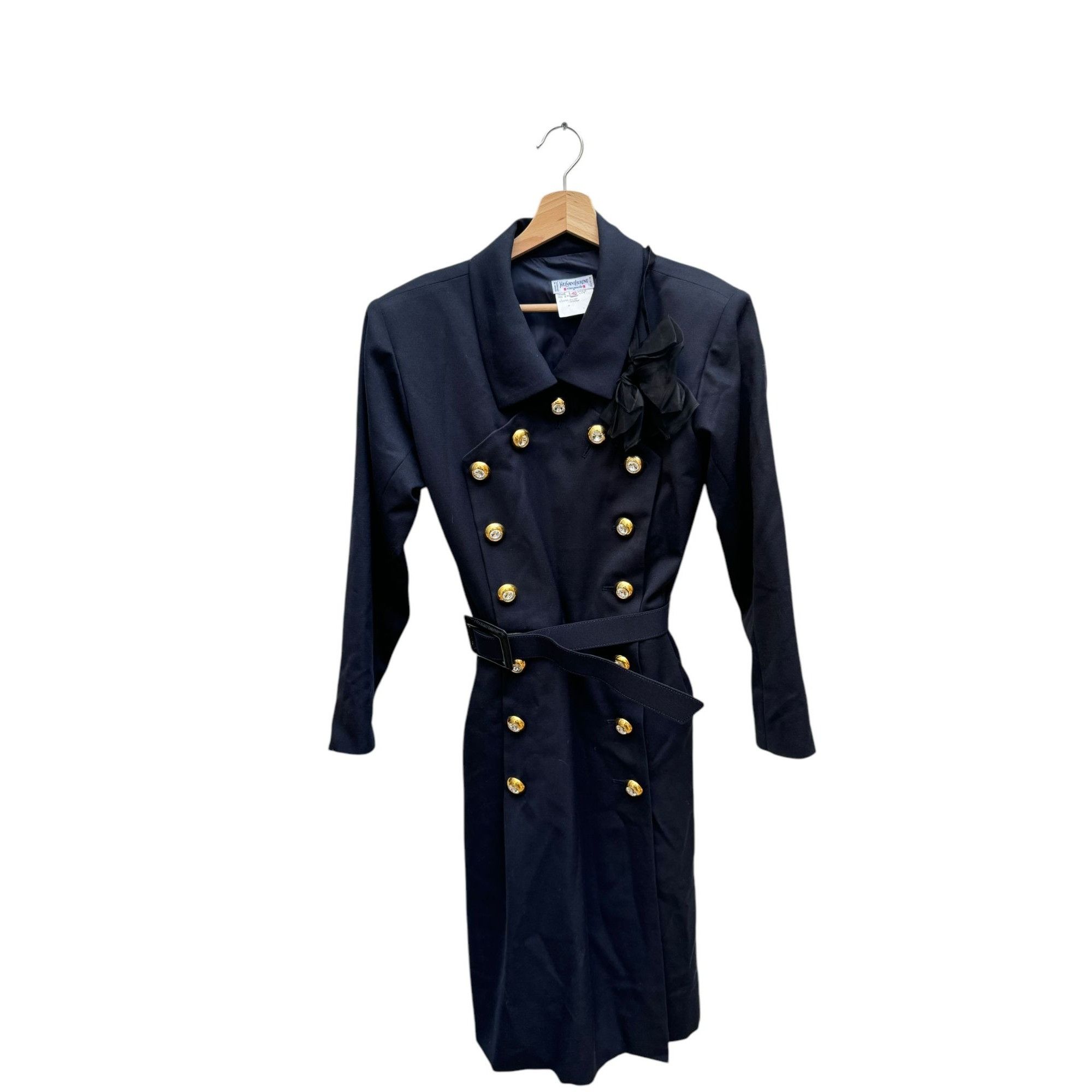 Yves Saint Laurent Été 1992 Navy Dress Size M / US 6-8 / IT 42-44 - 1 Thumbnail