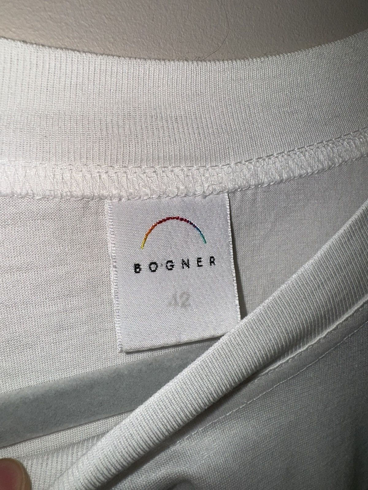 Bogner × Vintage Bogner t shirt white with logo basic premium cotton Size US L / EU 52-54 / 3 - 5 Thumbnail