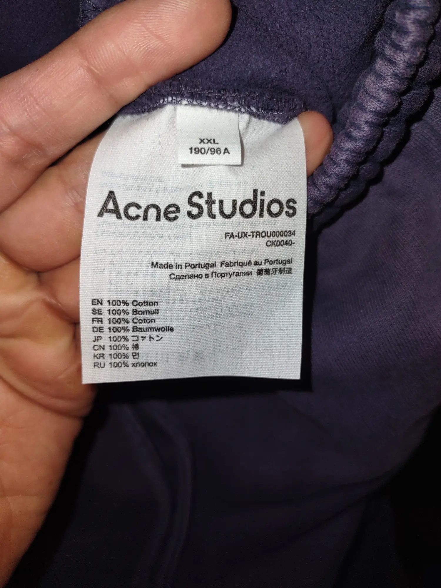 Acne Studios ACNE STUDIOS Jogger Sweatpants Size US 36 / EU 52 - 3 Thumbnail