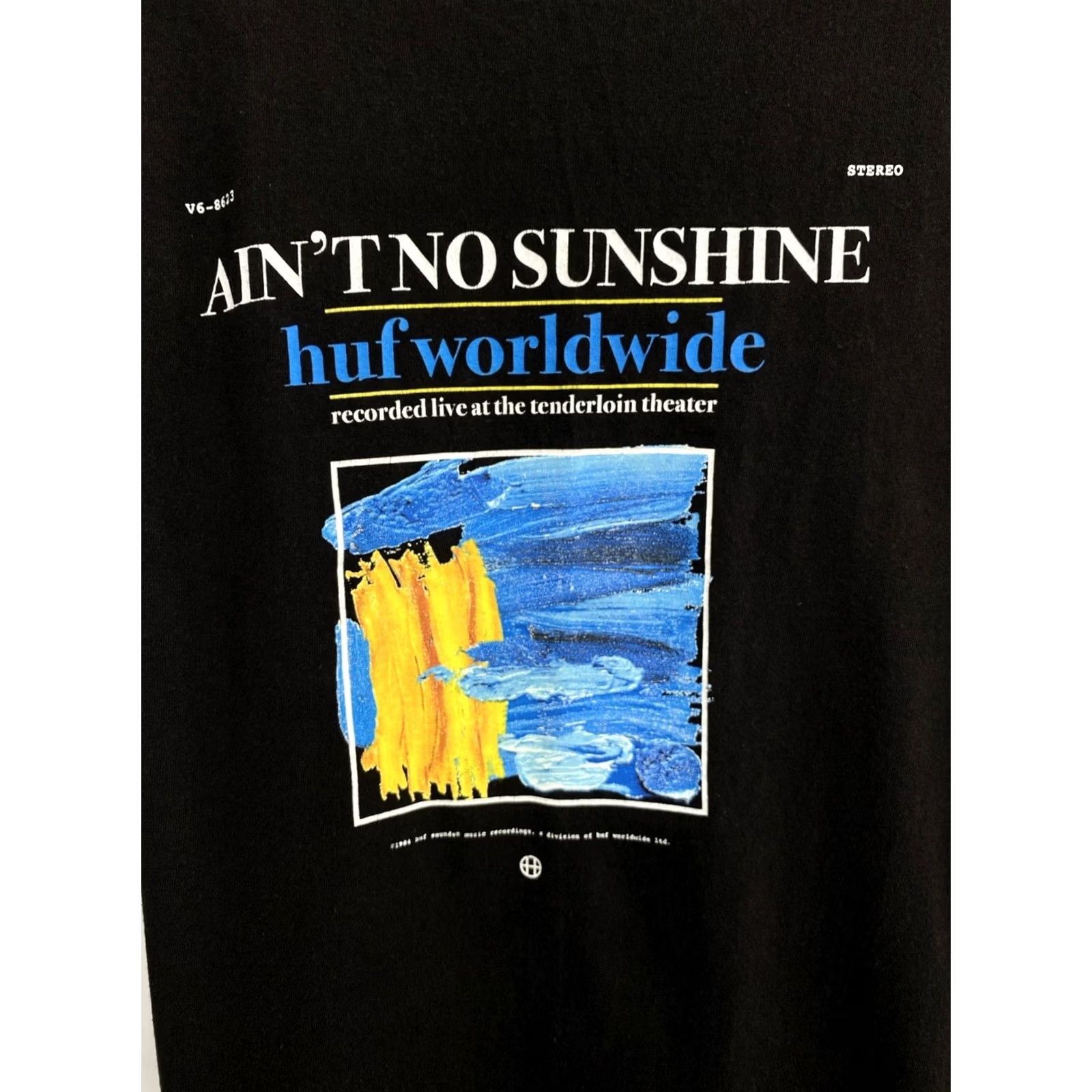 Huf VINTAGE HUF Worldwide Art t-shirt M Black Mens 1984 Skateboards rare hype Shirt Size US M / EU 48-50 / 2 - 7 Thumbnail