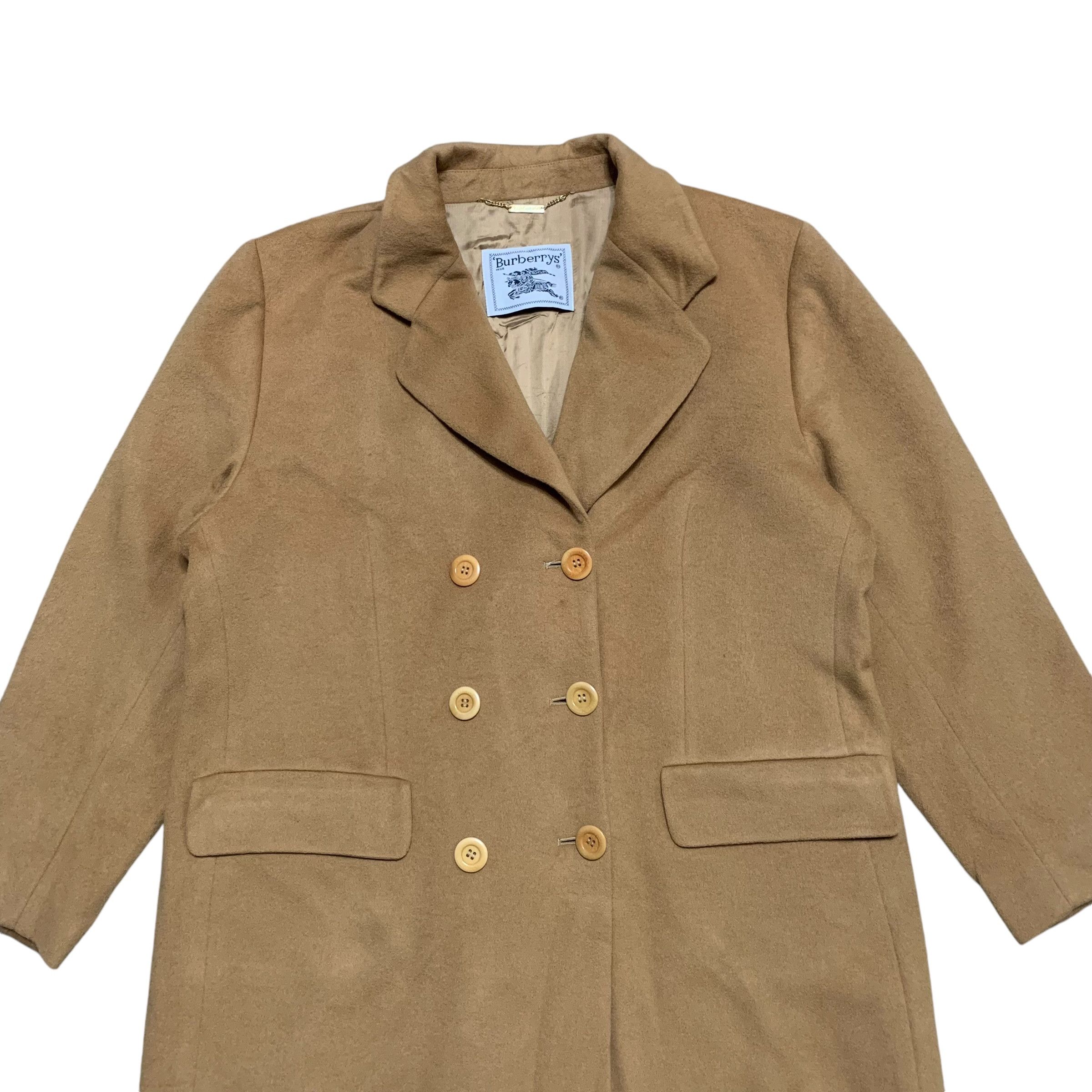 Burberry Burberrys Double Breast Wool Overcoat Size L / US 10 / IT 46 - 3 Thumbnail
