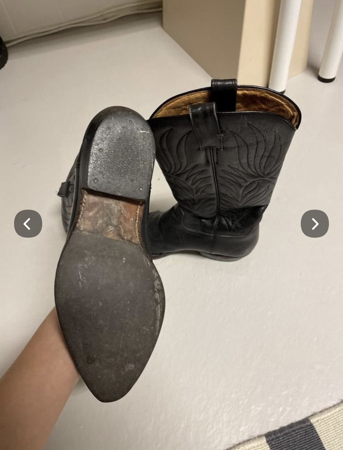 Vintage Vintage cowboy boots Size US 7 / IT 37 - 4 Thumbnail