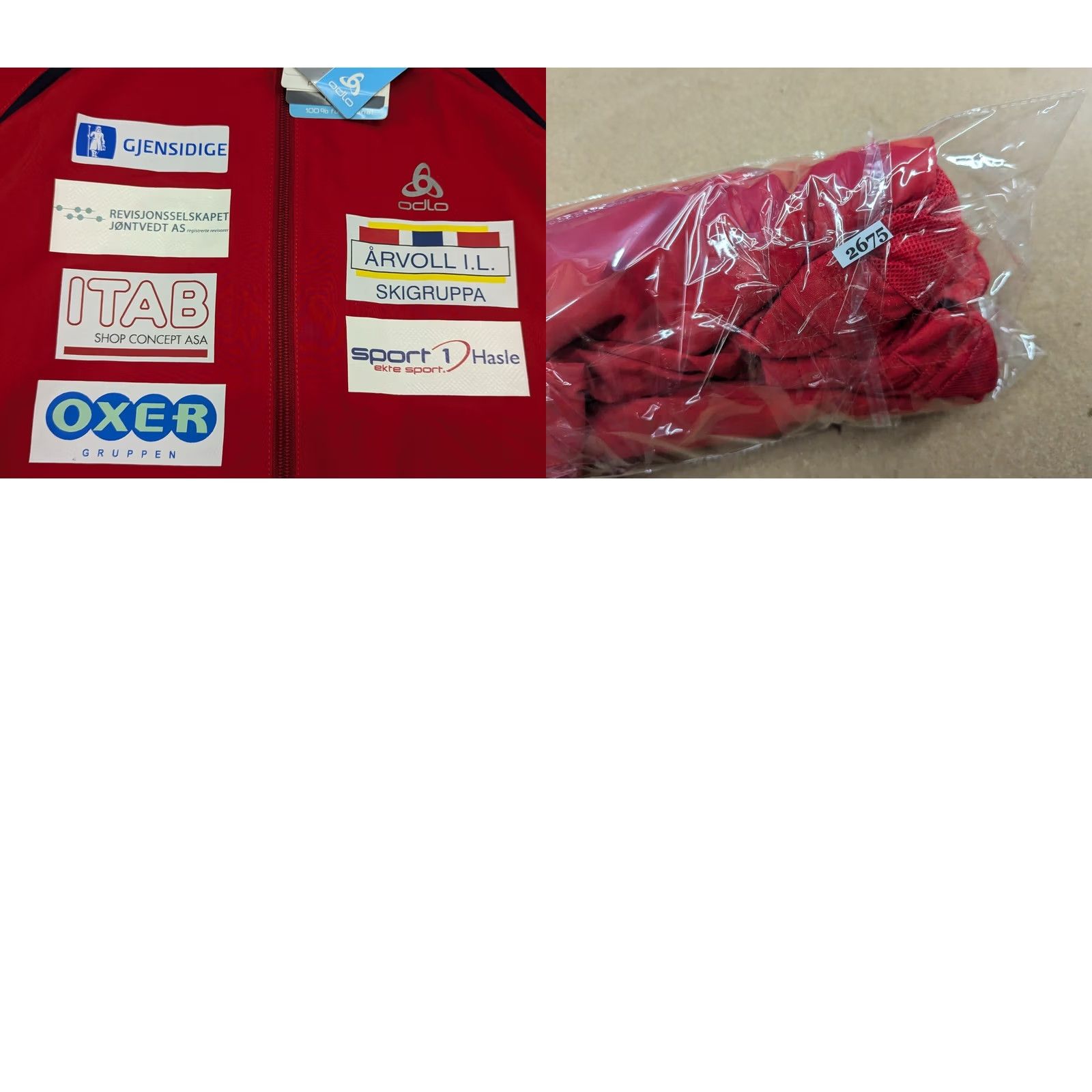 Odlo ODLO Mens Ski Jacket Size M Cross Country Red Sport Full Zip Size US M / EU 48-50 / 2 - 9 Thumbnail