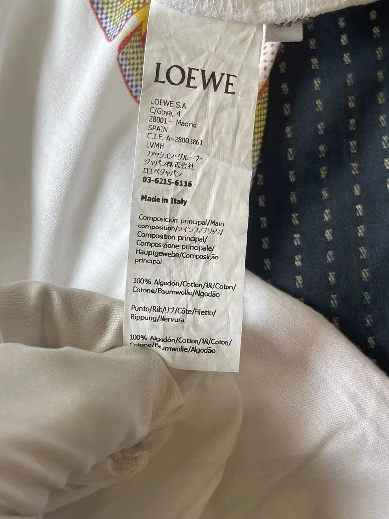 Loewe LOEWE Clam print cute white short sleeves Size XS / US 0-2 / IT 36-38 - 5 Thumbnail