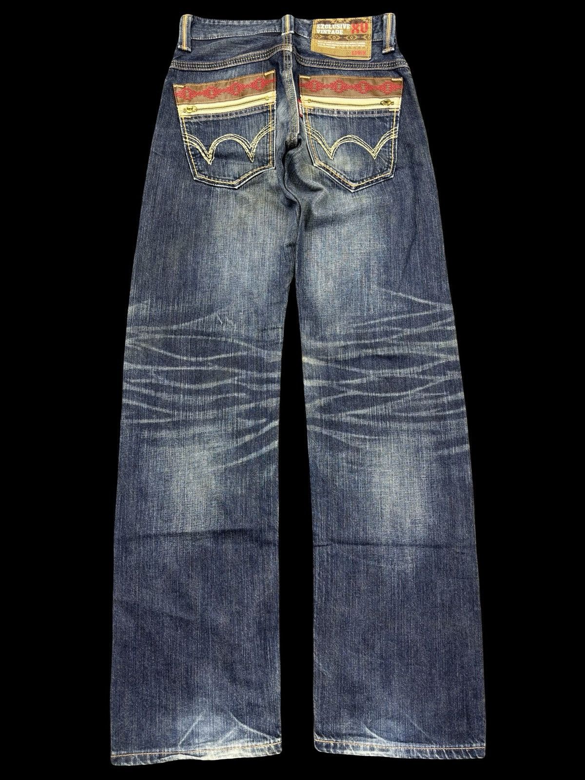 Edwin 💥Sick Fades Style💥Edwin Navajo Motive Wide Denim F996 Size US 28 / EU 44 - 2 Thumbnail