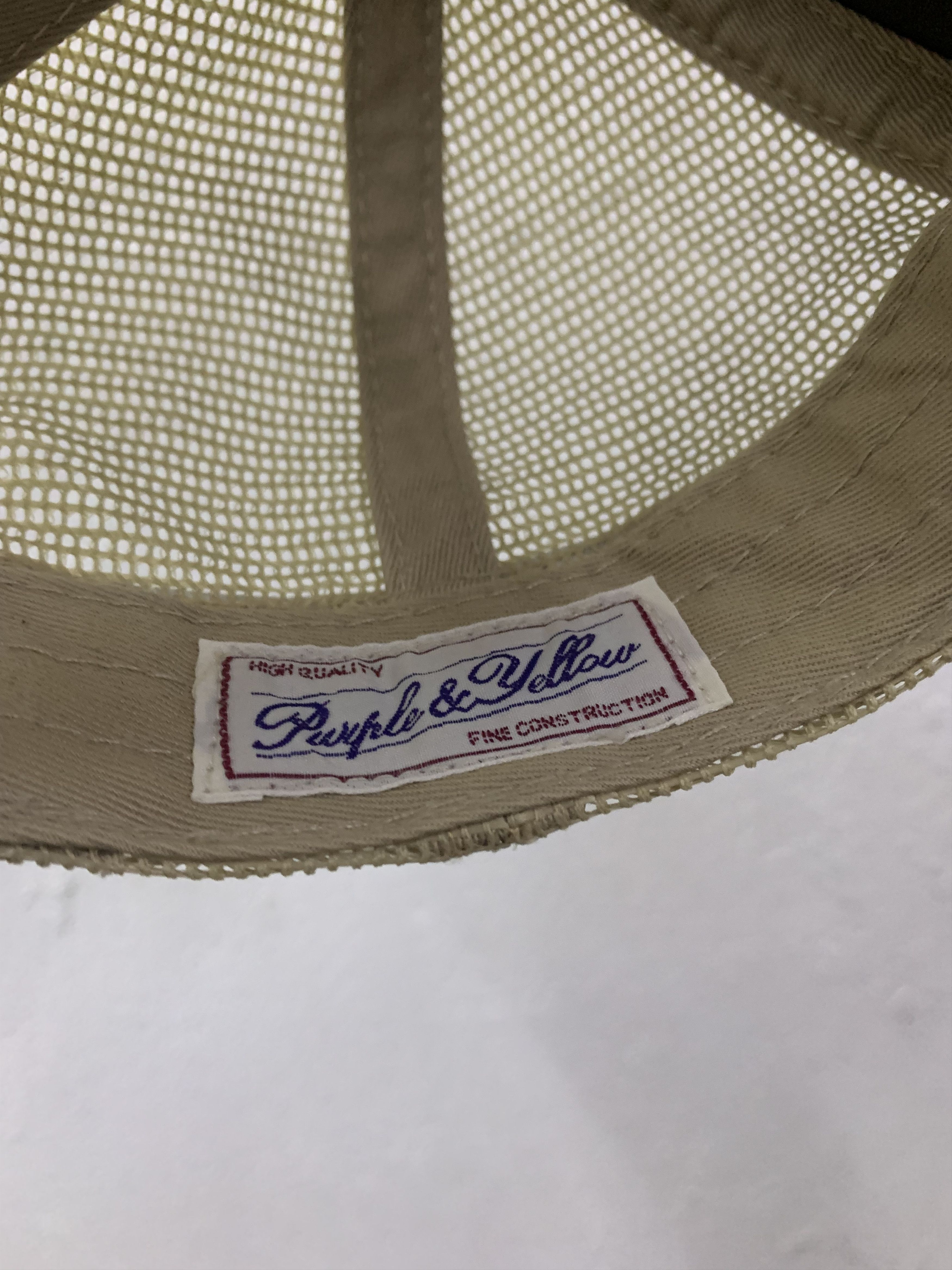 Japanese Brand Purple And Yellow Trucker Hats Embroidery Size ONE SIZE - 9 Thumbnail