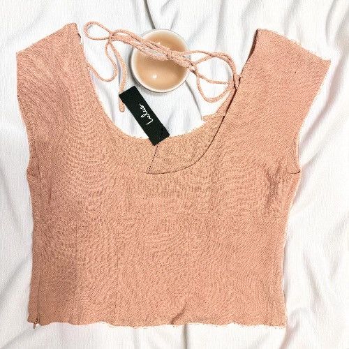 Lulus NWT Lulus Blush Pink Crop Top Size M / US 6-8 / IT 42-44 - 1 Preview