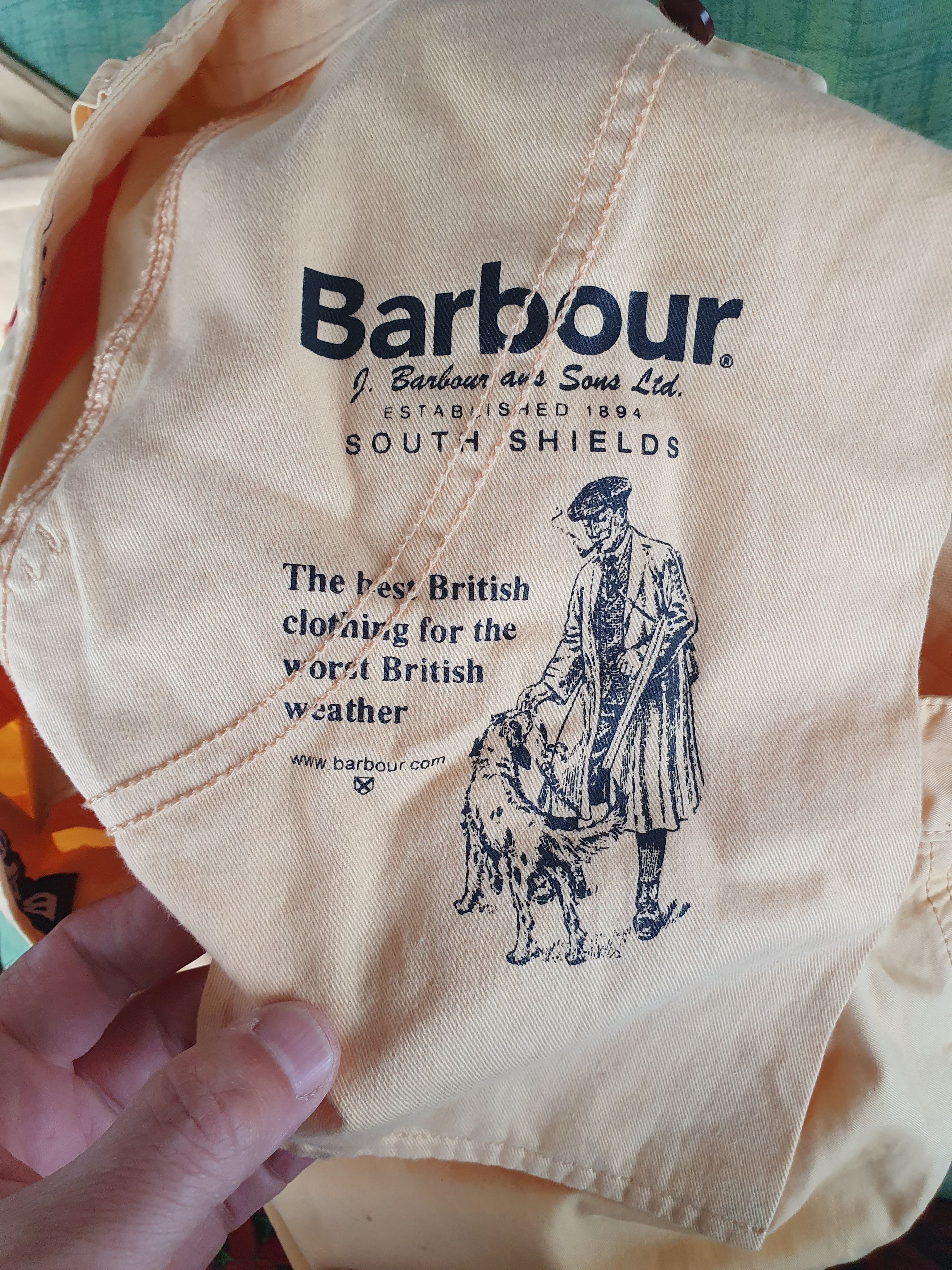 Barbour Barbour Euston Garment Dyed Yellow Pants sz 34/34 Size US 34 / EU 50 - 7 Thumbnail
