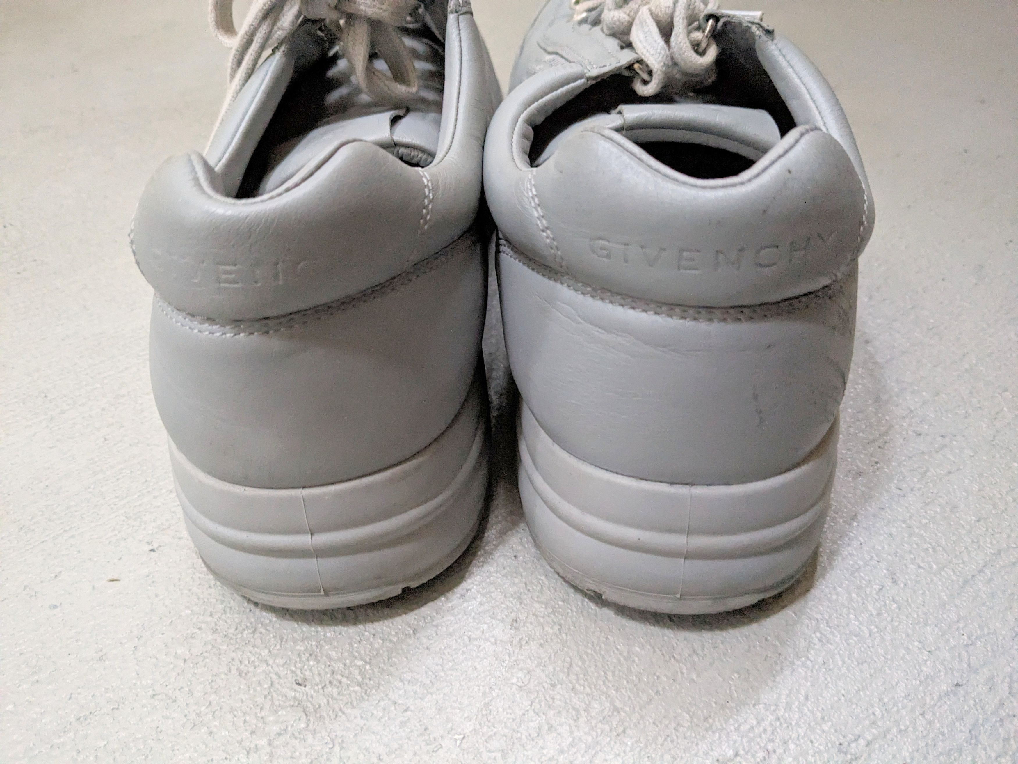 Givenchy Givenchy G4 Sneakers Gray 9 42 Leather Matthew Williams Size US 9 / EU 42 - 16 Thumbnail