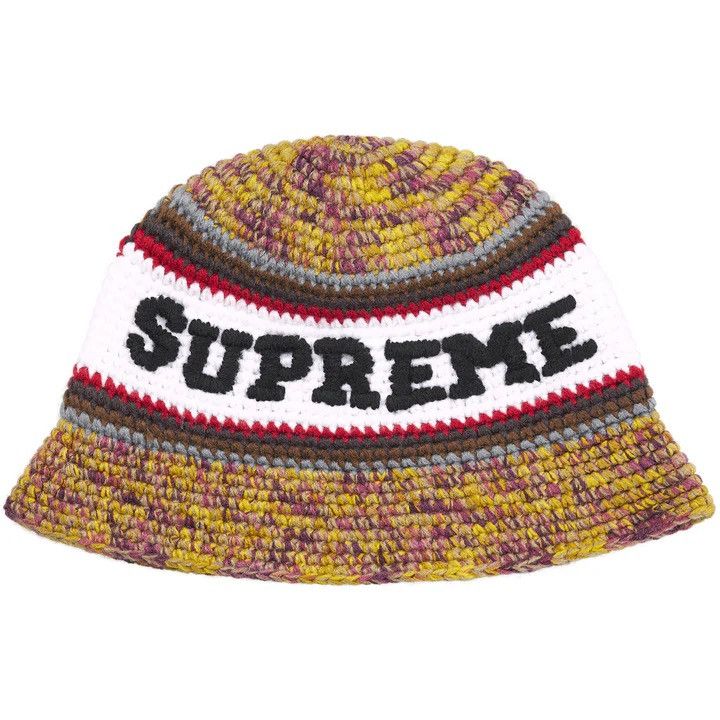 Supreme Supreme Knit Logo Crusher Hat Yellow SS26 Size ONE SIZE - 1 Thumbnail