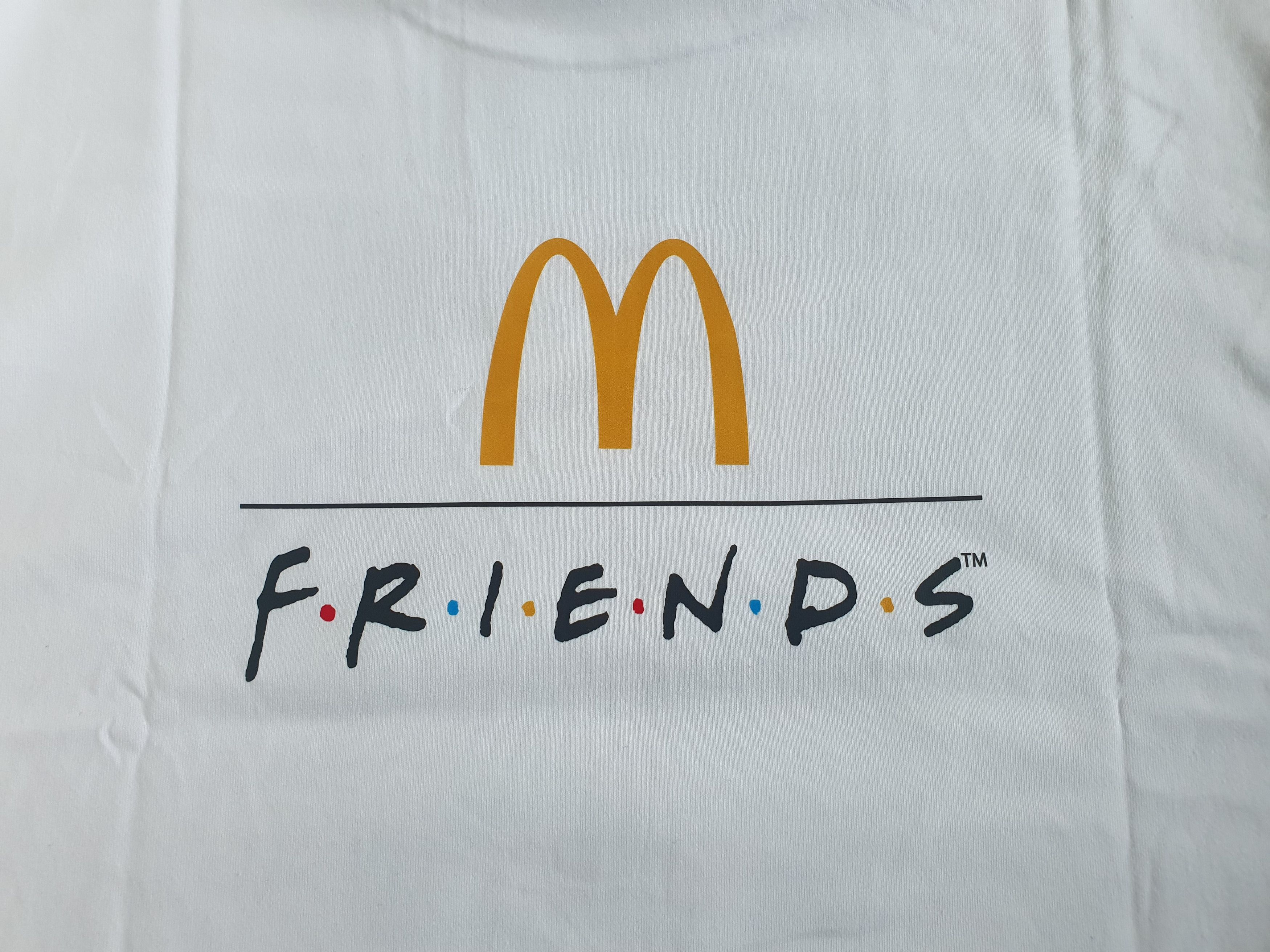 Other McDONALDS x FRIENDS - White Graphic T-Shirt (BNWT) - Sz L/XL Size US L / EU 52-54 / 3 - 7 Thumbnail