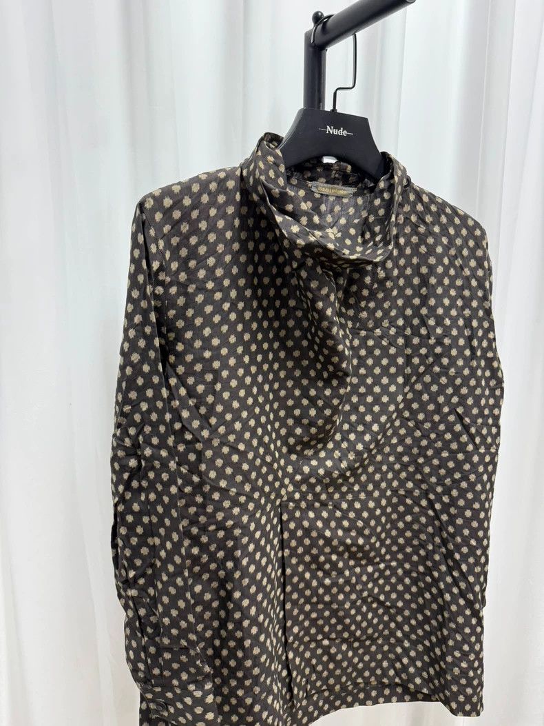 Issey Miyake Issey miyake size os Pencil collar and long sleeves 2502-N Size US M / EU 48-50 / 2 - 2 Thumbnail