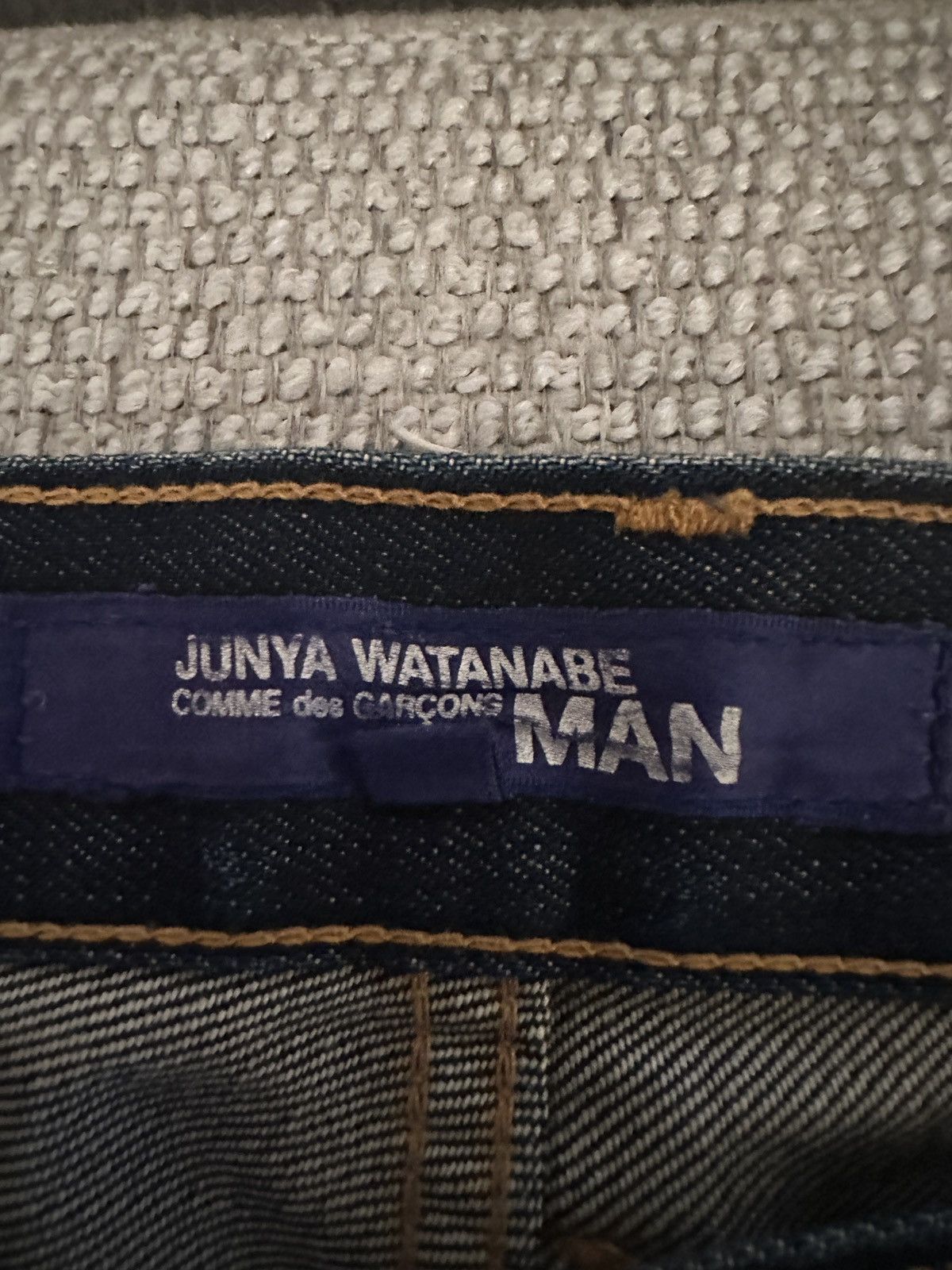 Comme des Garcons × Junya Watanabe Junya Watanabe Patch Moto Pants “Helmet Laws Suck” AD2002 Size US 34 / EU 50 - 3 Thumbnail