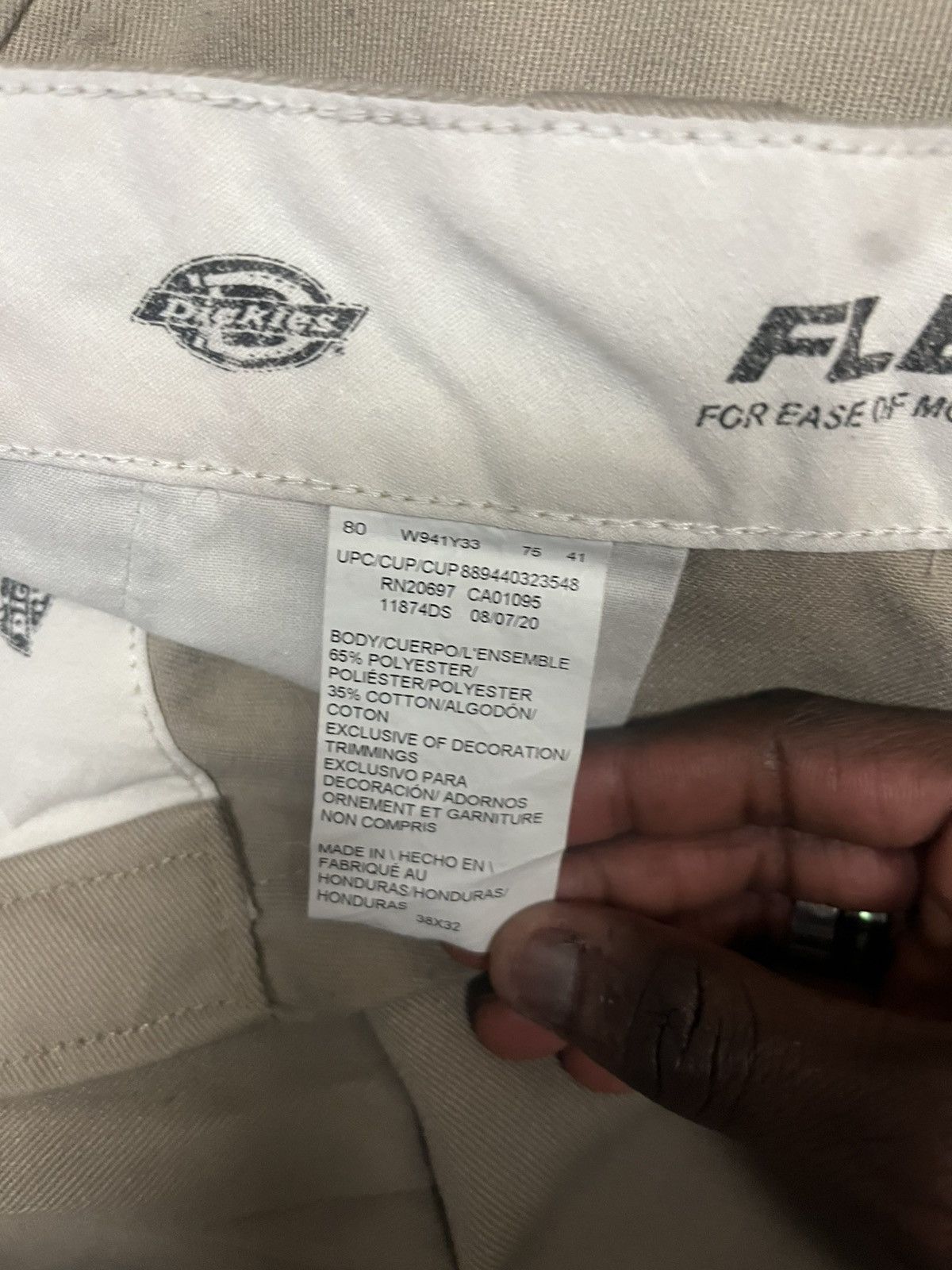 Dickies Tan Dickies Men's Original 874 Work Pants Size US 38 / EU 54 - 5 Thumbnail