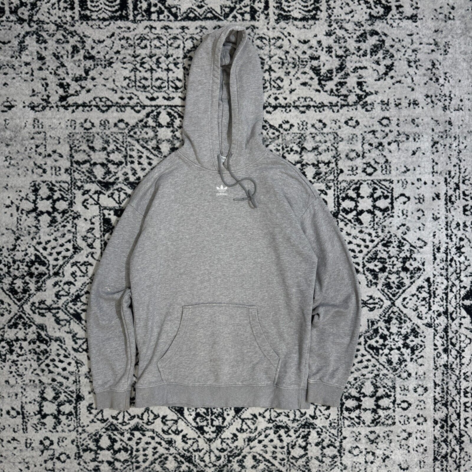 Adidas × Vintage Vintage Adidas Unisex Gray Cotton Hoodie Size XS Y2K 90s Size US XS / EU 42 / 0 - 1 Thumbnail