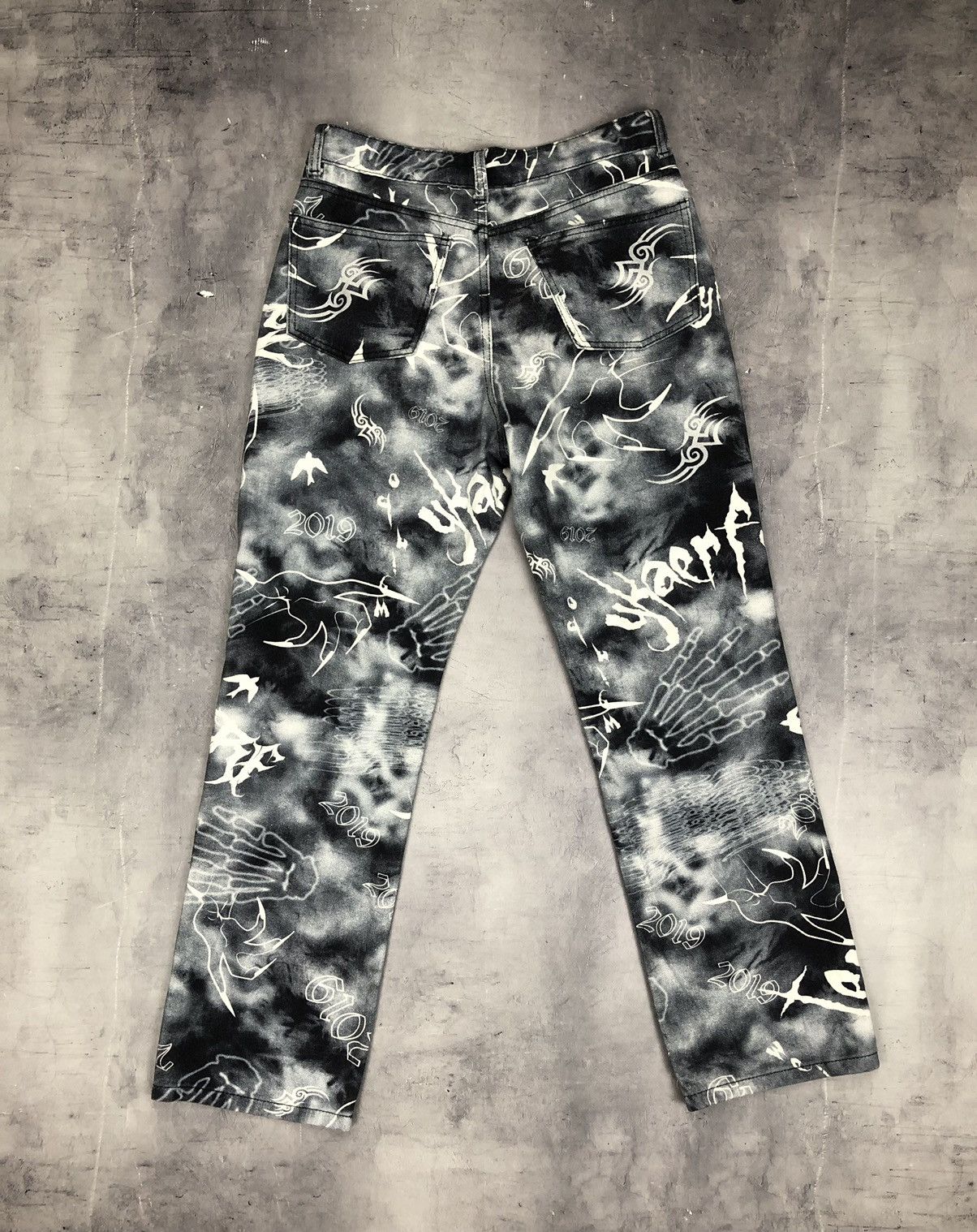 Jaded London Jaded London Boyfriend Jeans Gothic Grey 2019 W28 Size 28" / US 6 / IT 42 - 2 Thumbnail