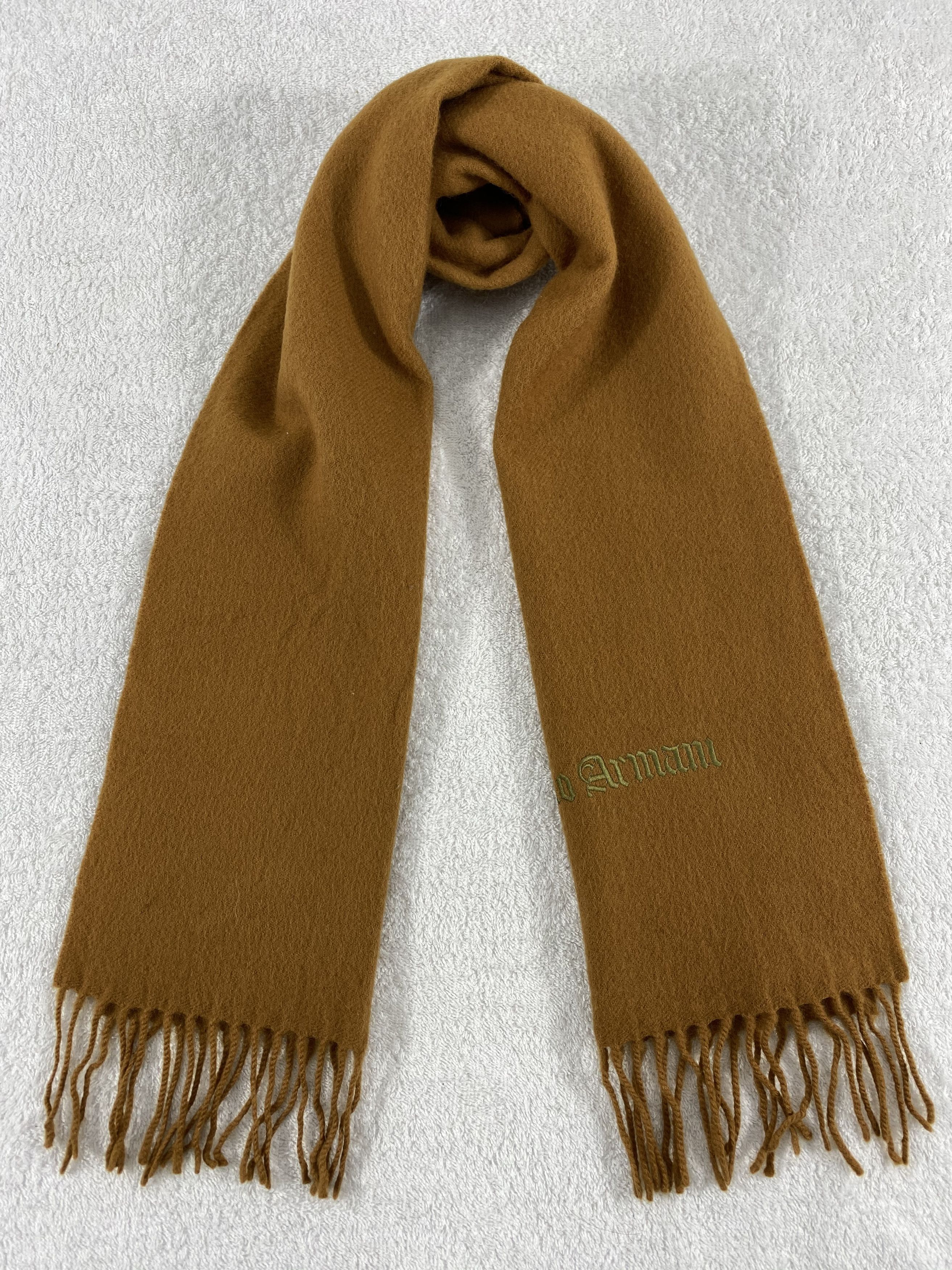 Emporio Armani Vintage Emporio Armani Scarf/Muffler/Neckwear MF728 Size ONE SIZE - 1 Thumbnail