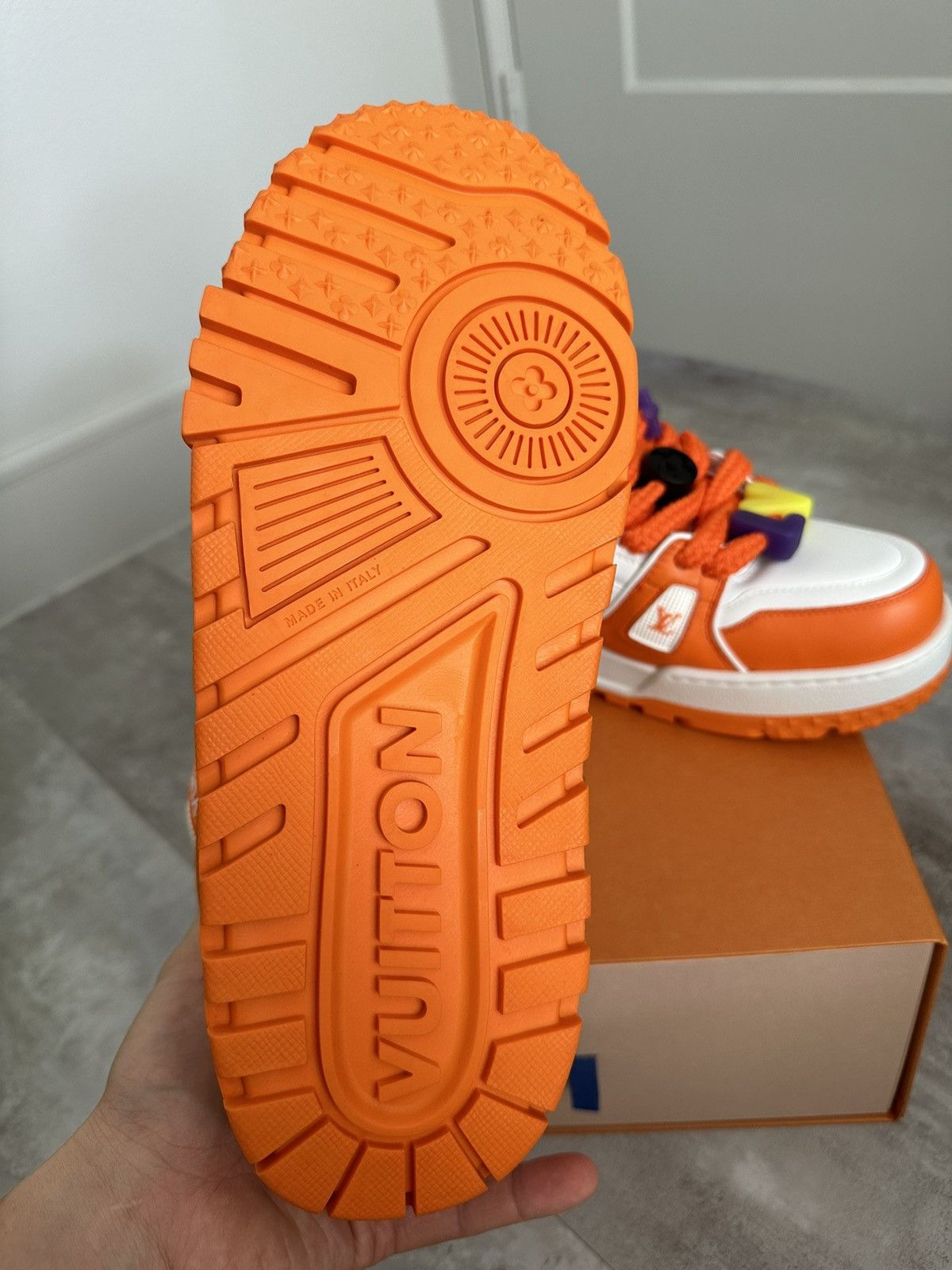 Louis Vuitton LV Trainer Maxi - Orange Size US 9.5 / EU 42-43 - 5 Thumbnail