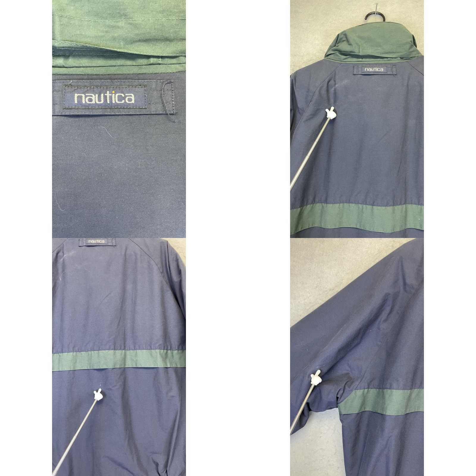 Nautica Nautica Jacket Mens XL Navy Green Fleece Sailing Windbreaker Zip Coat Size US XL / EU 56 / 4 - 10 Thumbnail