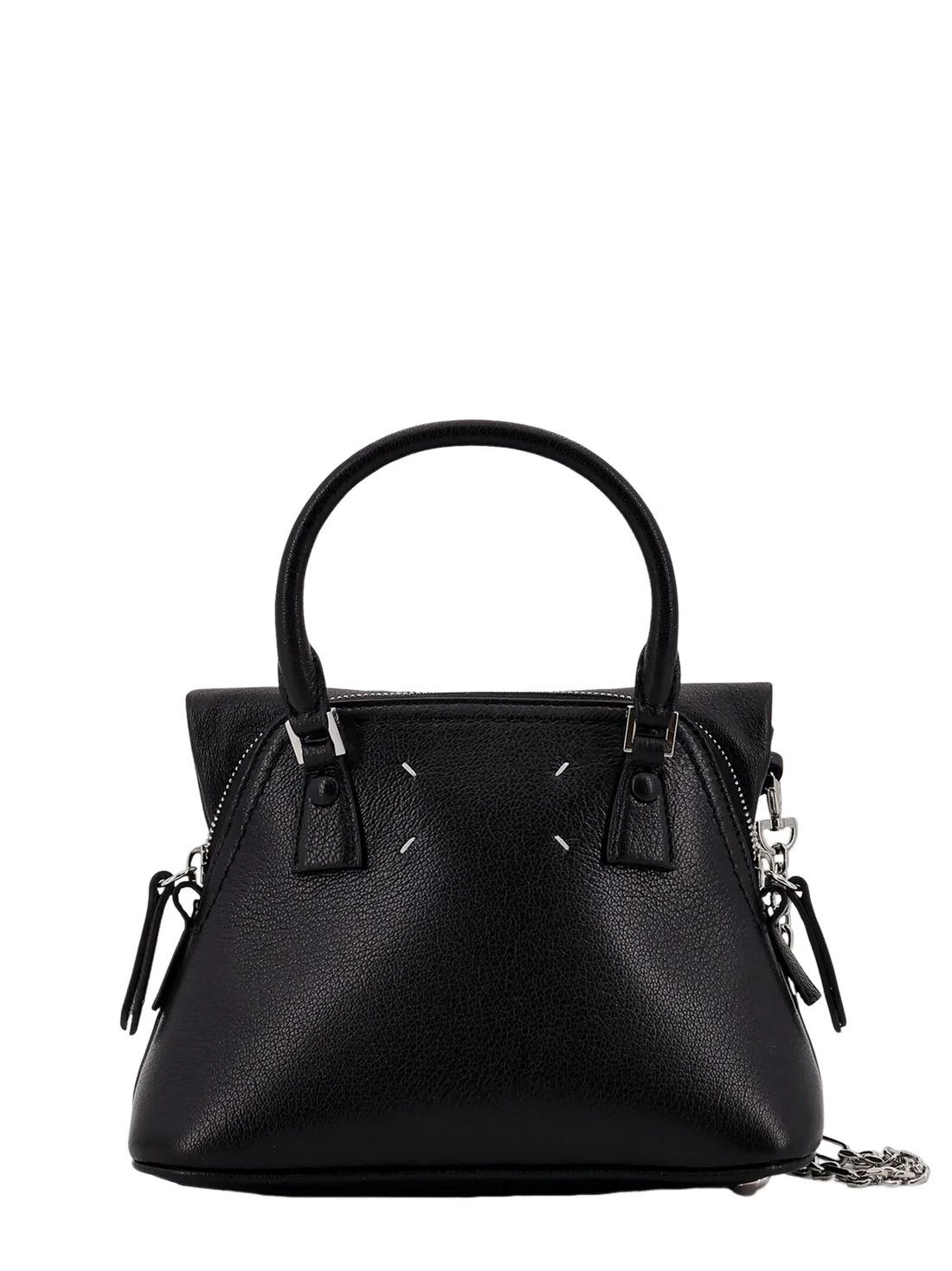 Maison Margiela Margiela 5AC Classique Micro Black Leather Top Handle Size ONE SIZE - 2 Thumbnail