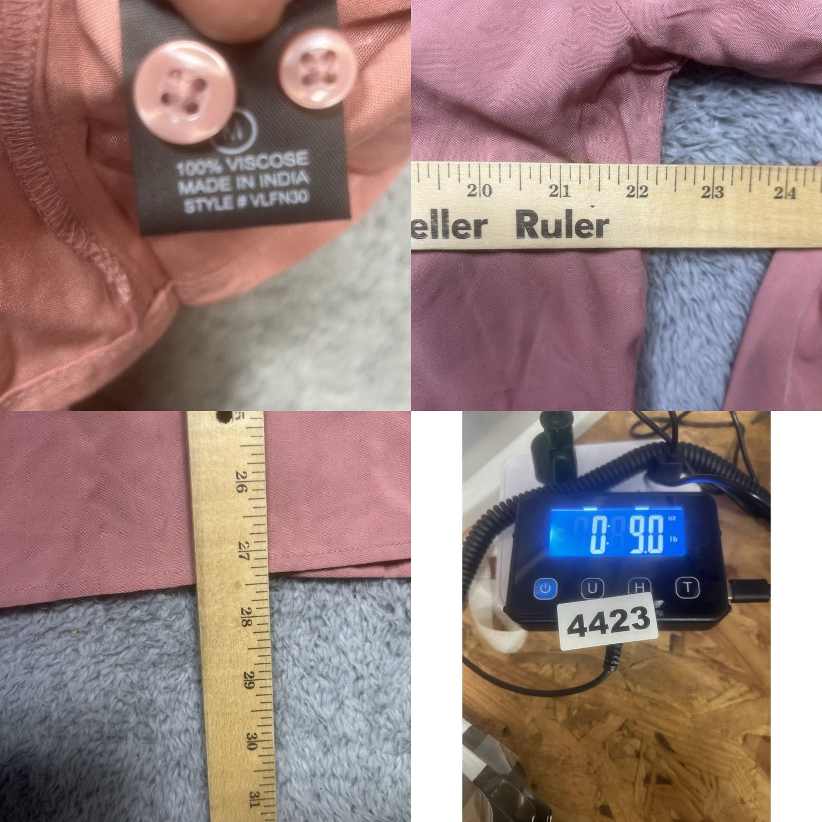 Fashion Nova Fashion Nova Shirt Men M Mauve Long Sleeve Button Up Casual Viscose Size US M / EU 48-50 / 2 - 8 Thumbnail