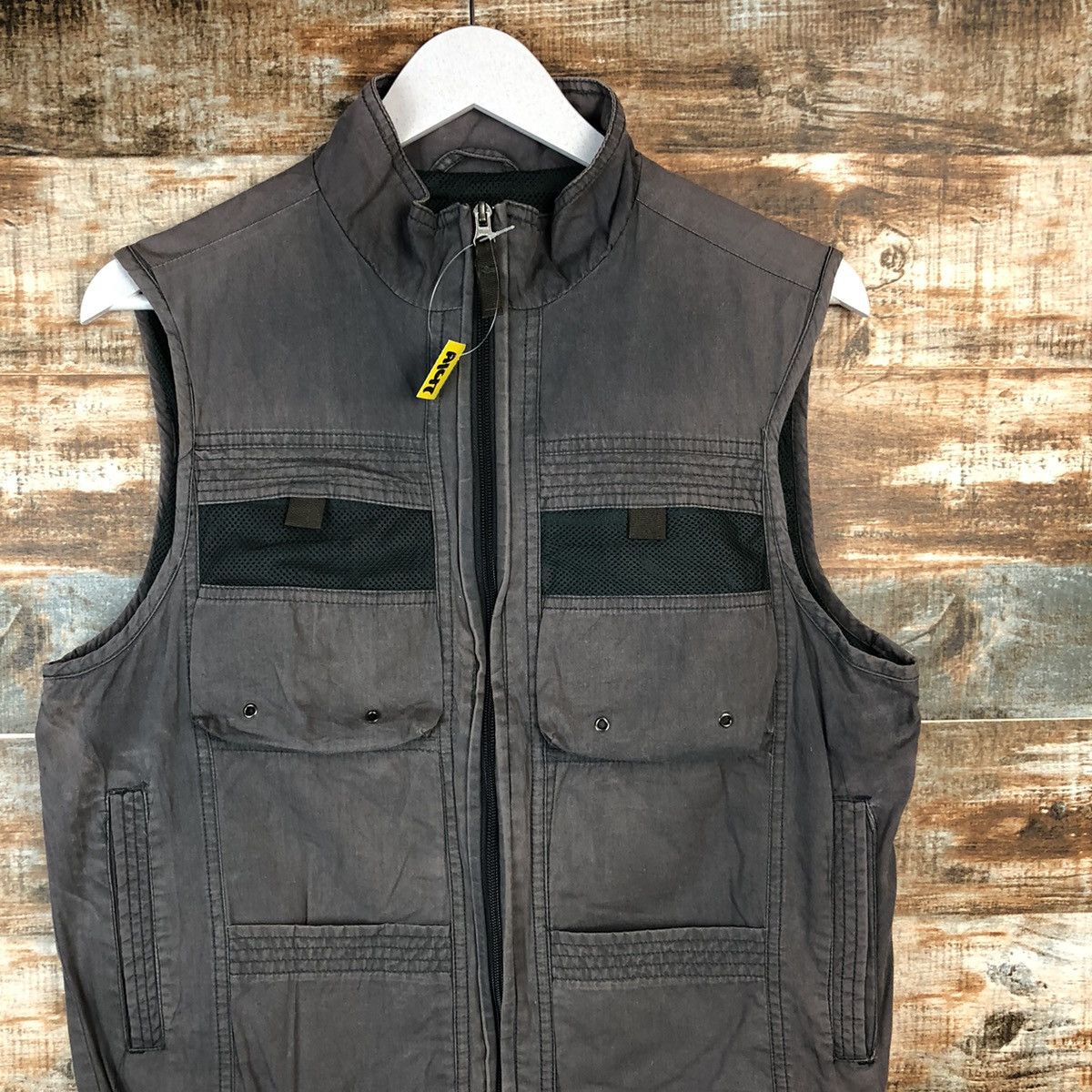 Faded Glory × Japanese Brand First Down faded Grey multipocket Vest #A1617 Size US M / EU 48-50 / 2 - 5 Thumbnail