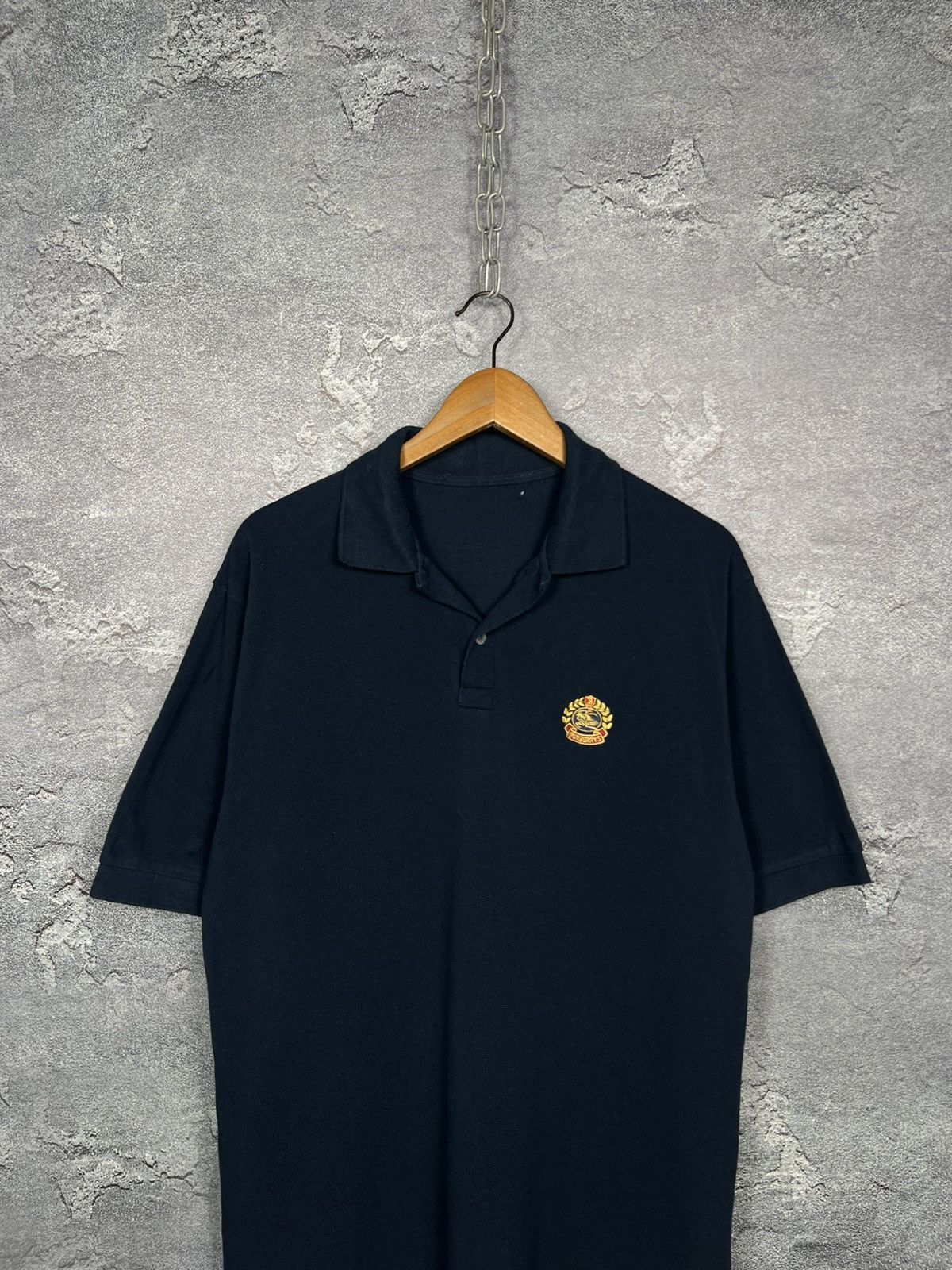 Burberry Vintage Burberry Polo With Logo Size L Size US L / EU 52-54 / 3 - 2 Thumbnail