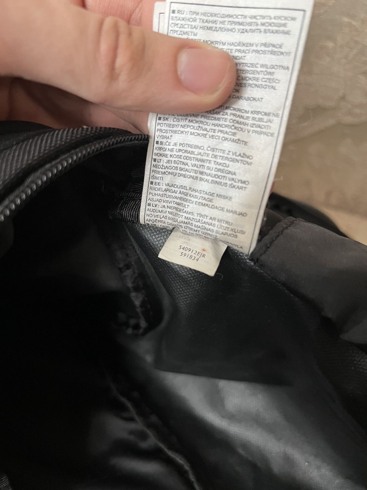 Nike × Vintage Vintage nike black bag 2000s Size ONE SIZE - 13 Thumbnail
