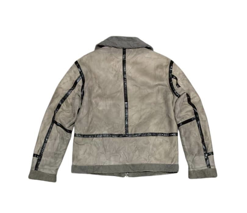 Katharine Hamnett London Vintage Katharine Hamnett London B3 Shearling Jacket Trashed Size US L / EU 52-54 / 3 - 10 Thumbnail