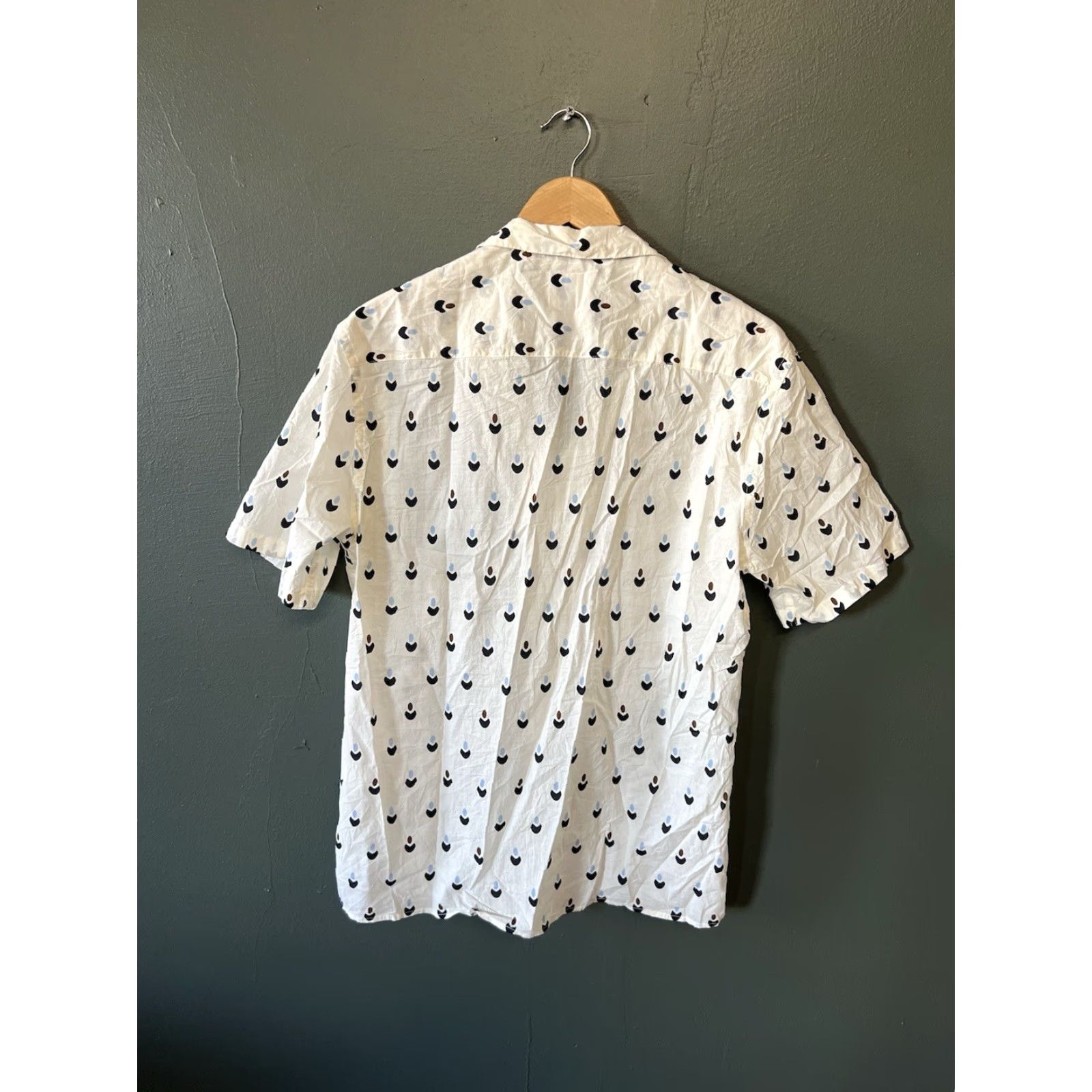 Zara Zara Shirt Mens White Short Sleeve Button-Up Regular Fit L Size US L / EU 52-54 / 3 - 2 Thumbnail