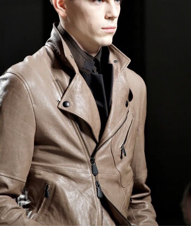 Bottega Veneta Bottega Veneta 🇮🇹 x Tomas Maier leather motorcycle jkt 54 NEW Size US L / EU 52-54 / 3 - 6 Thumbnail