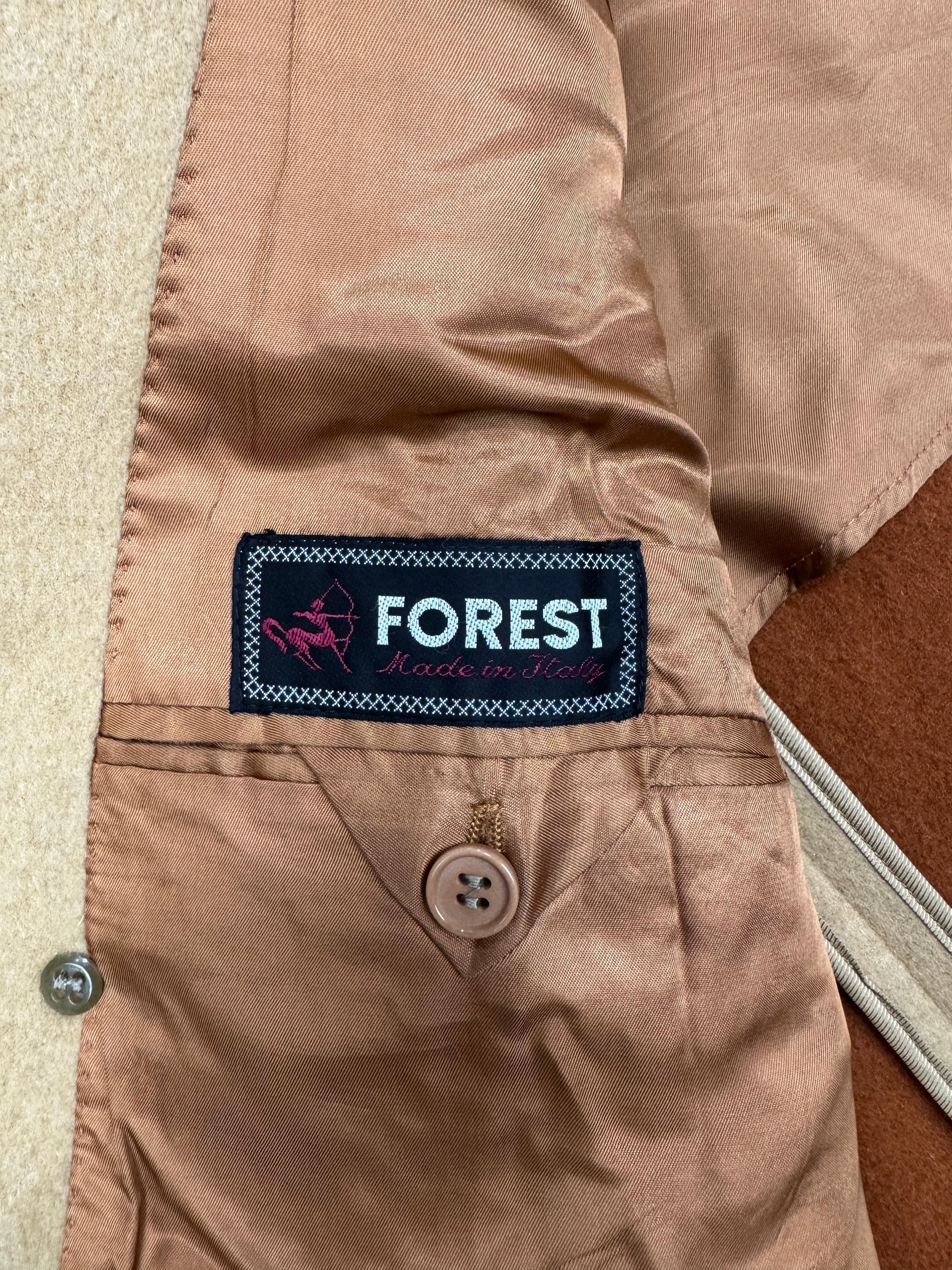 Vintage Vintage Camel Double Breasted Wool Coat – Made in Italy Size US M / EU 48-50 / 2 - 3 Thumbnail