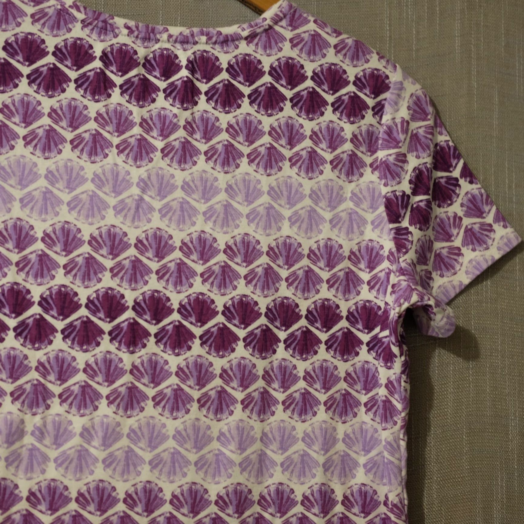 Barrow Nwot! Croft & Barrow The Classic Tee White/Purple Short Sleeve Women's M #H78-27 Size 32" / US 10 / IT 46 - 7 Thumbnail