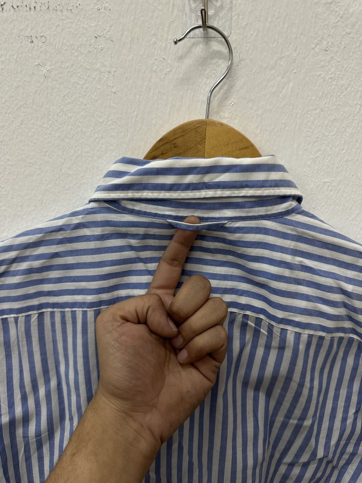 CABANE de ZUCCa Cabane de Zucca Stripes Pocket Button Shirt Size US M / EU 48-50 / 2 - 14 Thumbnail