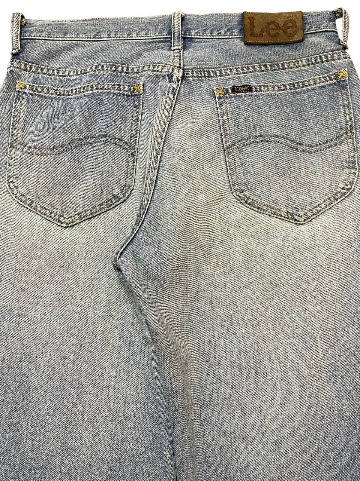 Lee Vintage 90s Lee Riders Faded Wash Distressed Wide Leg Baggy Size US 31 - 6 Thumbnail