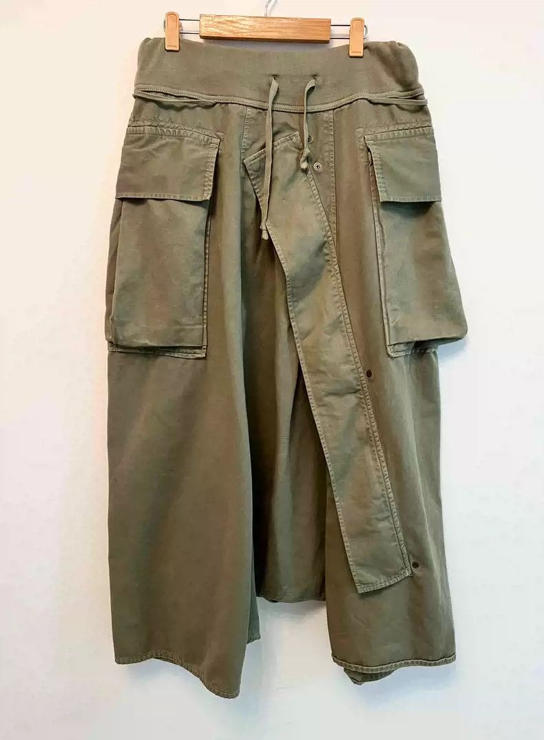 Kapital Kapital sleeper pants washed batik zipper overalls sleeping bag military pants Size US 34 / EU 50 - 1 Thumbnail