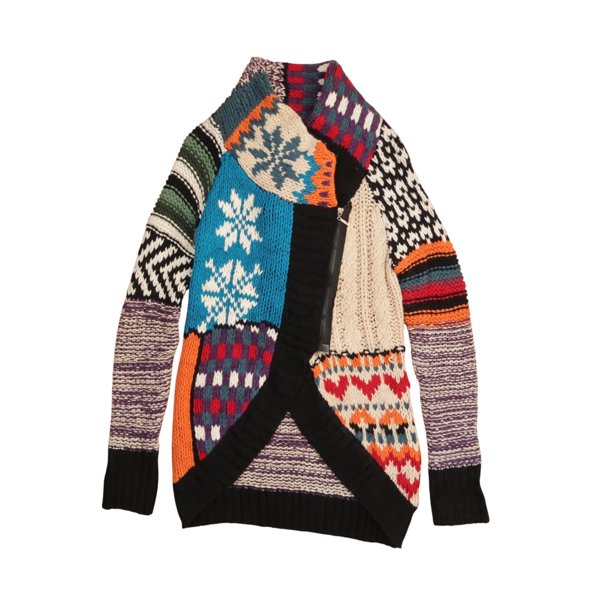 Junya Watanabe VTG Koibito Misaki like Junya Watanabe Patchwork Knit Jacket Size US M / EU 48-50 / 2 - 1 Thumbnail