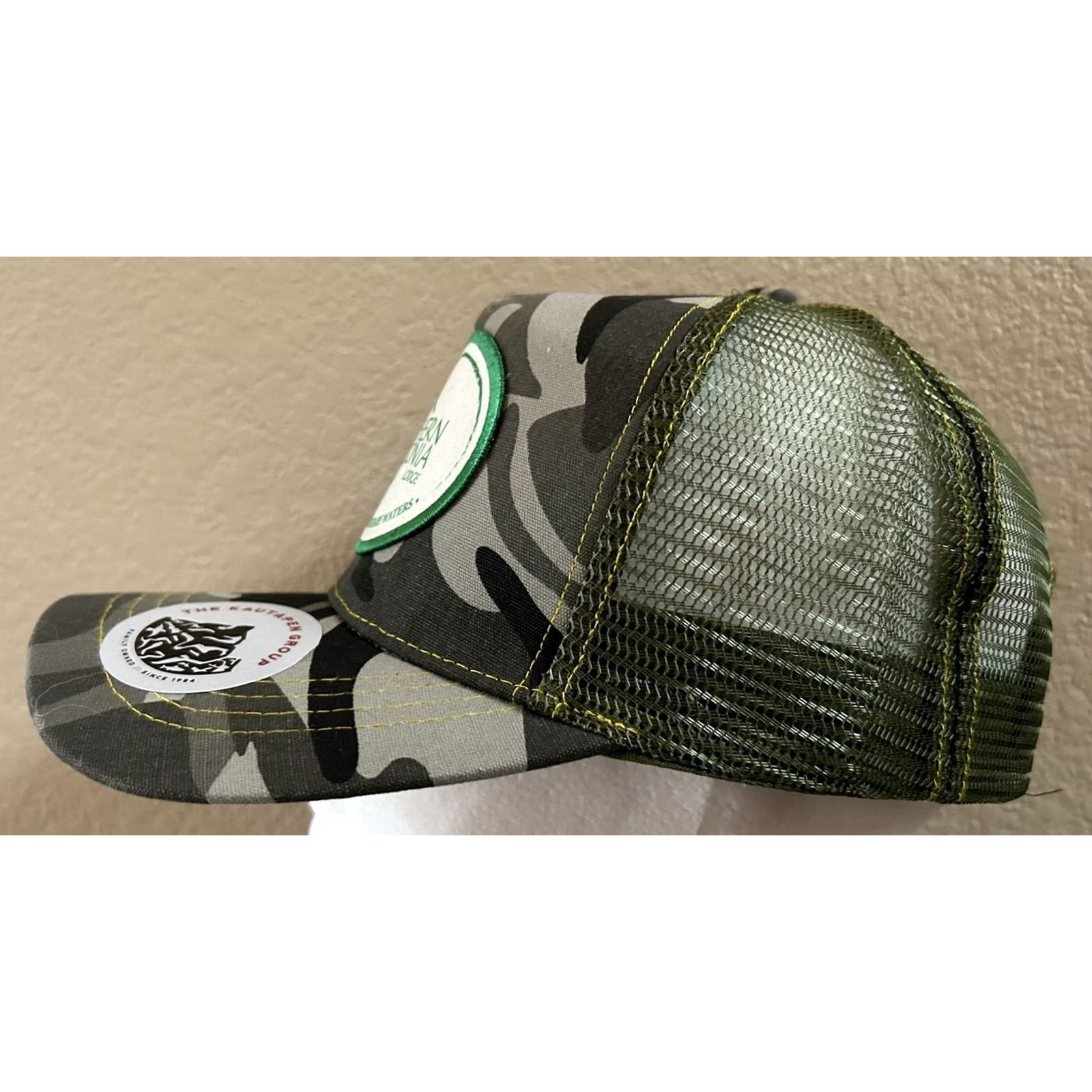 Patagonia VINTAGE Northern Patagonia Lodge Hat Legendary Waters Camo Fly Fishing Argentina Size ONE SIZE - 4 Thumbnail