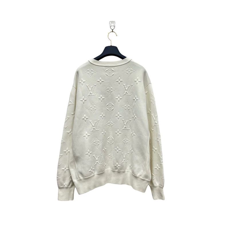 Louis Vuitton Louis Vuitton Jacquard embossed full-print sweatshirt Size US XL / EU 56 / 4 - 3 Thumbnail